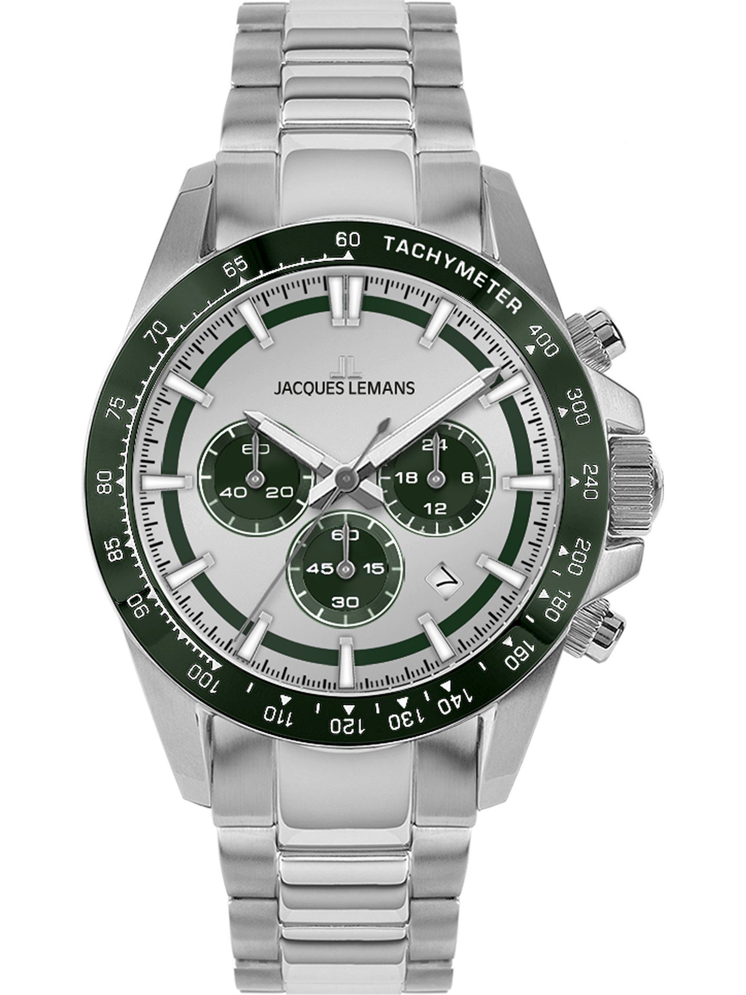Chronograph Jacques Lemans Herren-Uhren Analog Quarz