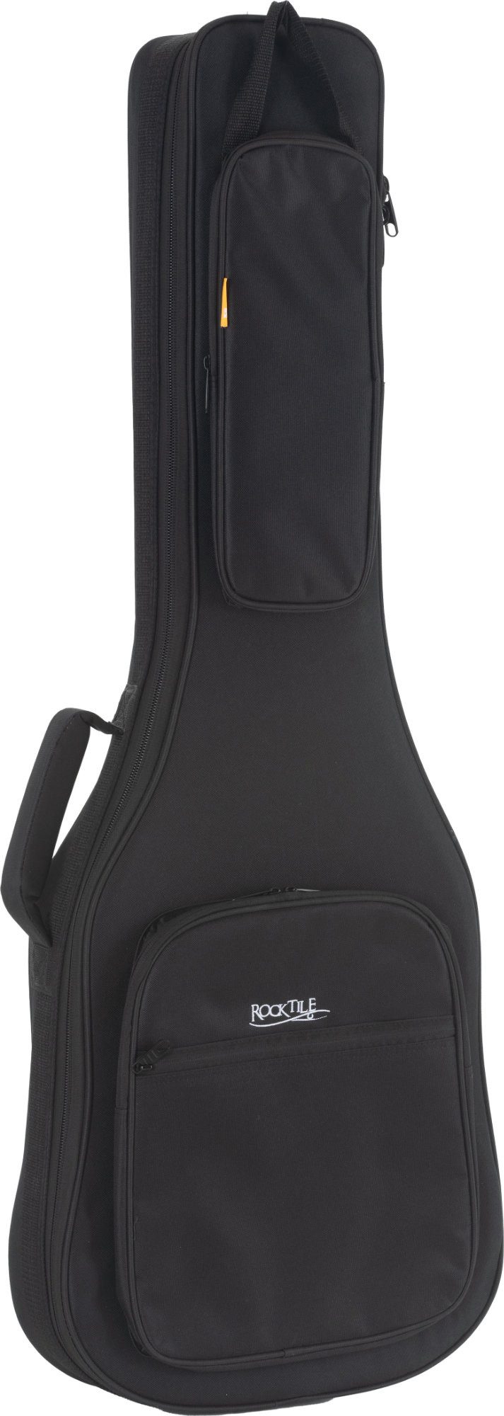 Rocktile Gitarrentasche EGSC-1122BK Softcase für E-Gitarre - Passgenau für jede E-Gitarre, gepolsterter E-Gitarren-Softcase mit Rucksackgarnitur