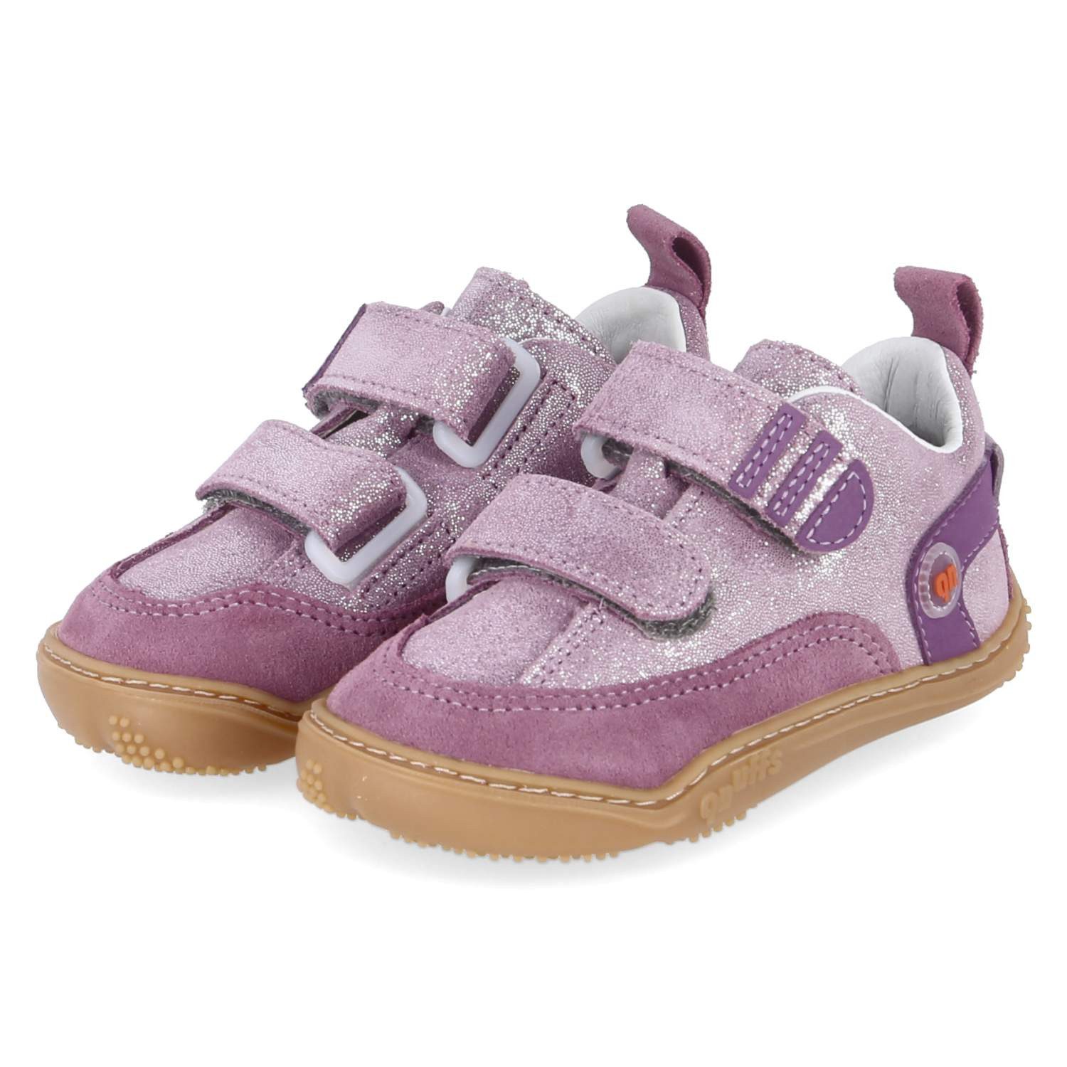 qnuffs Qnuffs Klettschuhe QN 0010012/342 Mädchen Leder und Synthetik purple Slipper