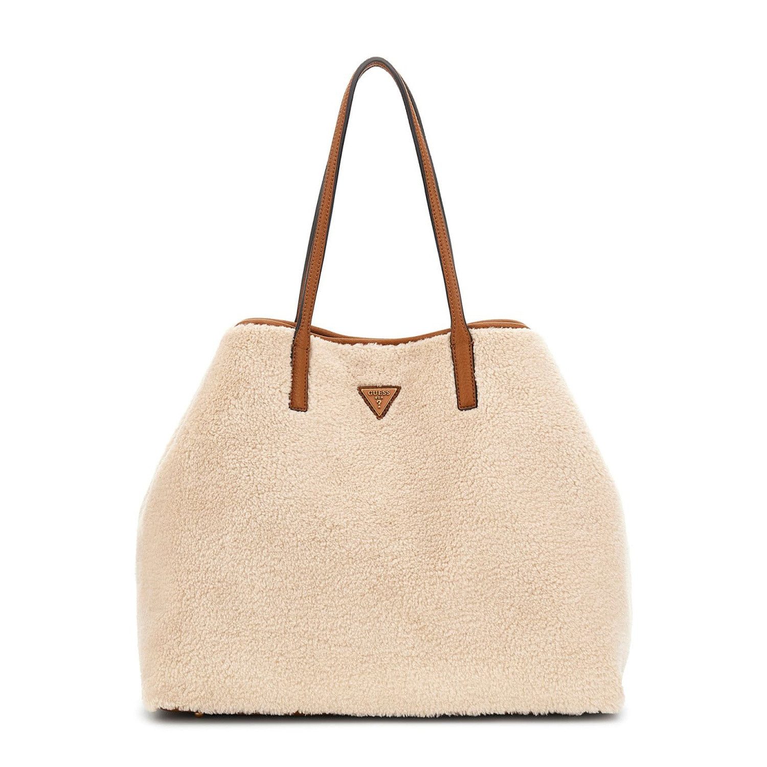Guess Umhängetasche GUESS Shopper Victtoria Large natural/cognac (1, 1-tlg. günstig online kaufen