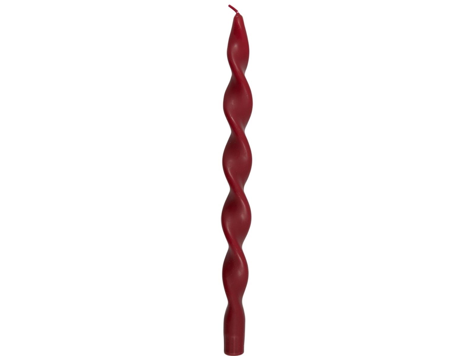 Greengate Duftkerze Kerze twisted red large 2 Stück