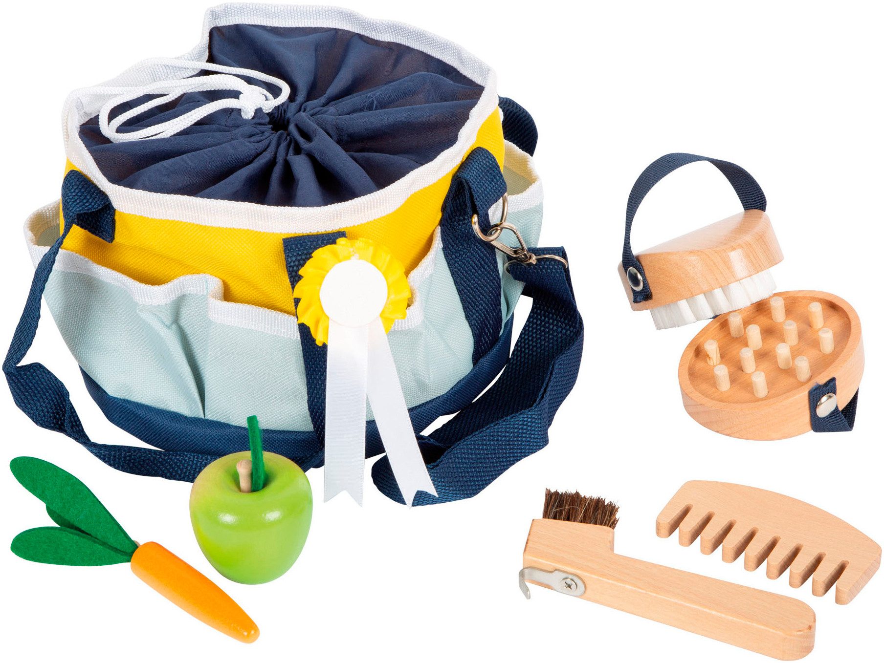 Small Foot Stehtier Spielzeug Pferdepflege-Set mit Tasche, für alle Pferde günstig online kaufen