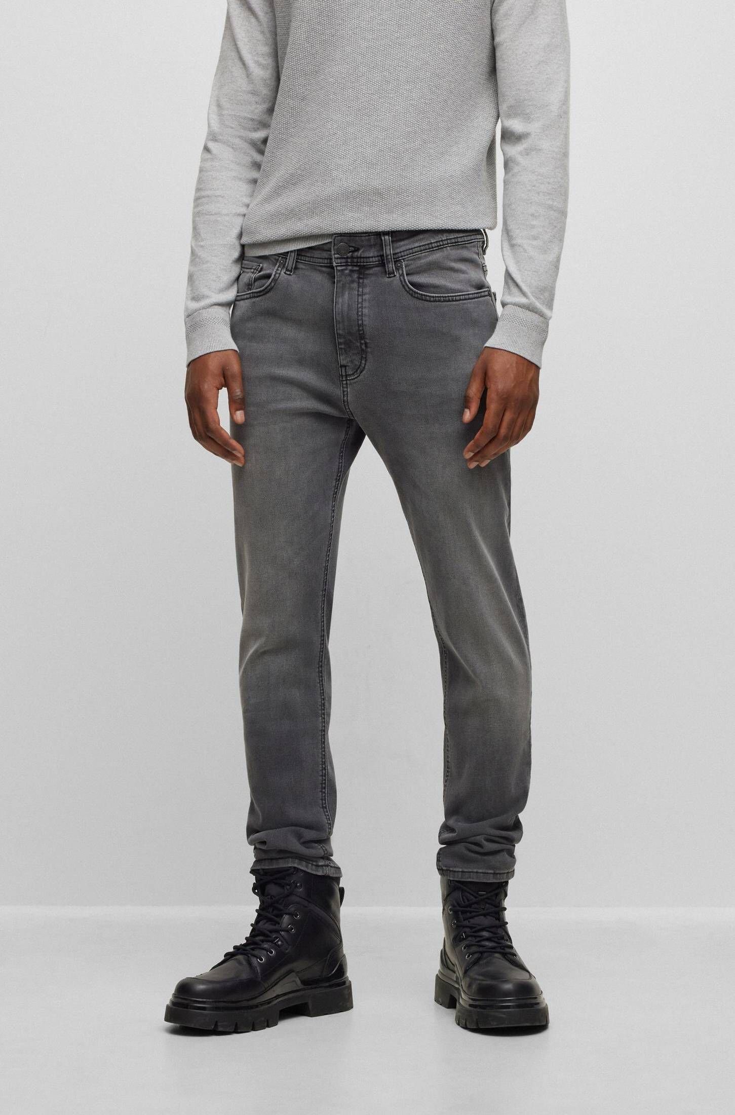 BOSS 5-Pocket-Jeans Herren Jeans ZIP (1-tlg) TABER BC-P-1