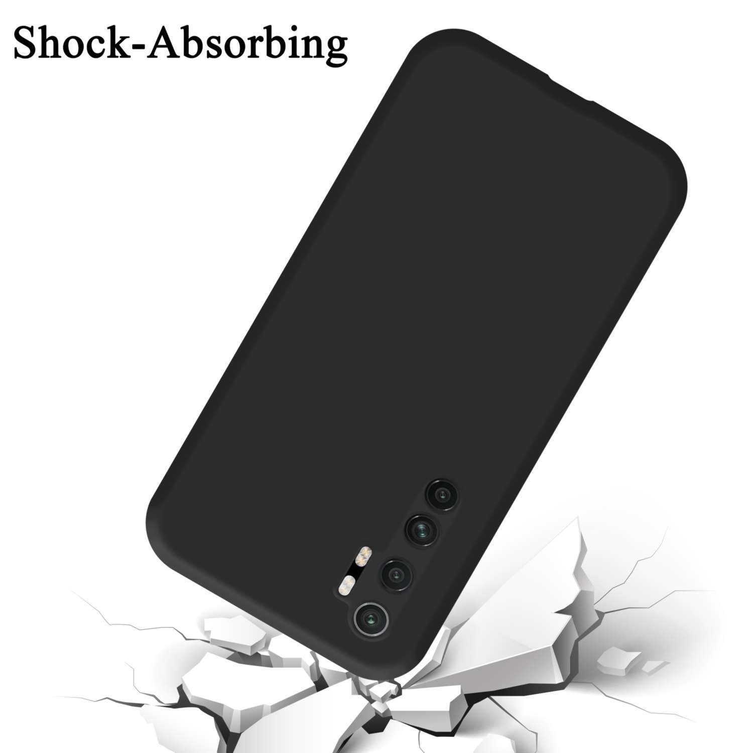 Cadorabo Handyhülle für Xiaomi Mi NOTE 10 LITE Hülle Xiaomi Mi NOTE 10 LITE, Flexible Hülle TPU Silikon Schutzhülle Back Cover Case