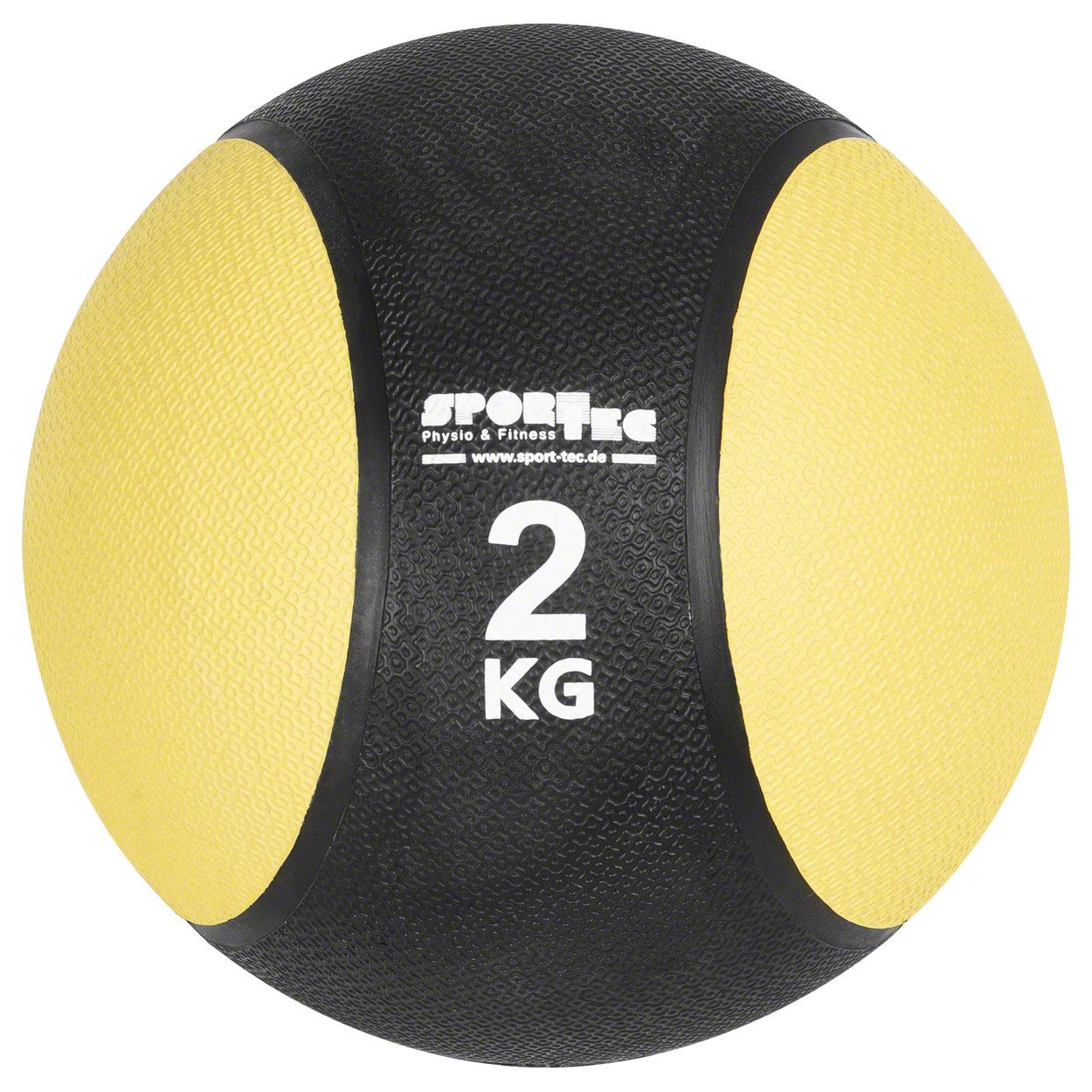 Sport-Tec Gymnastikball Sport-Tec Medizinball ø 19 cm, 2 kg, gelb