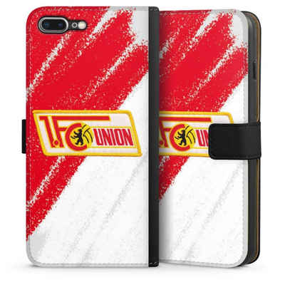 DeinDesign Handyhülle Offizielles Lizenzprodukt 1. FC Union Berlin Logo, Apple iPhone 7 Plus Hülle Handy Flip Case Wallet Cover