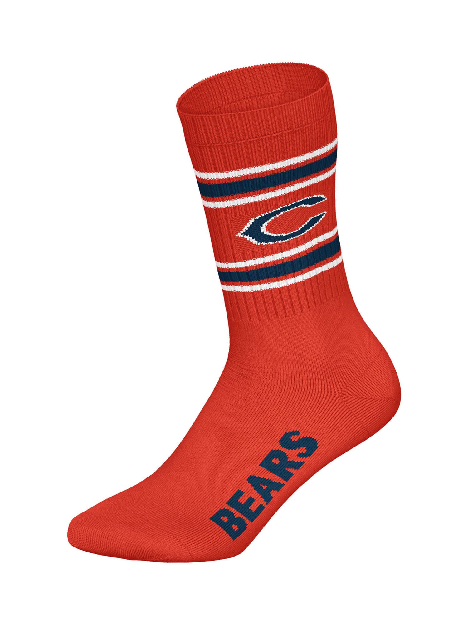 HUDDLE Freizeitsocken Chicago Bears Crew (6-Paar) Casual Socken, Alltagssocken, Bequeme Socken