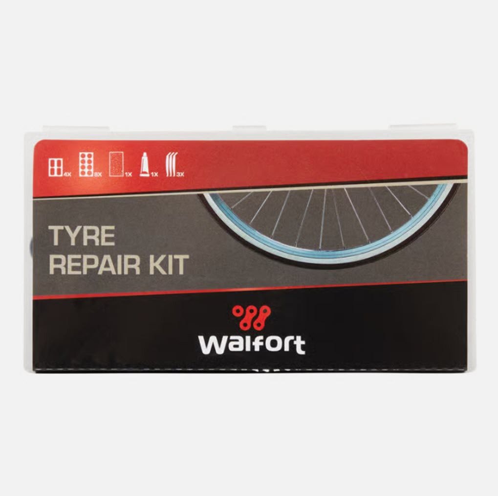 Walfort Fahrrad-Reparaturset Fahrradreifen Reparaturset Flickzeug Fahrrad 17 tlg., 17-St.