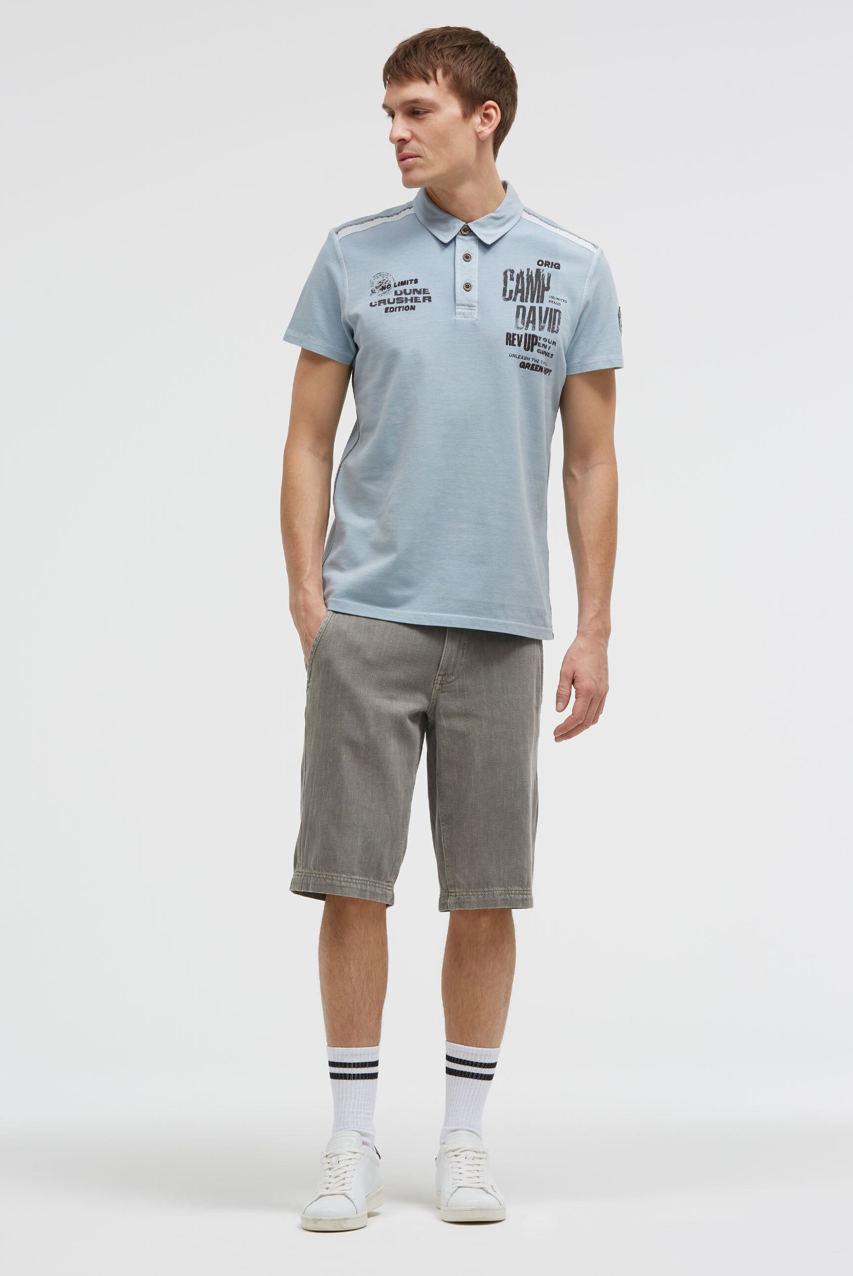 CAMP DAVID Poloshirt aus Baumwolle