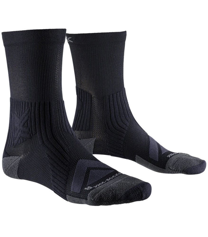 Socken Radsocke Bike Expert Crew schwarz/charcoal Herren - 1 Paar