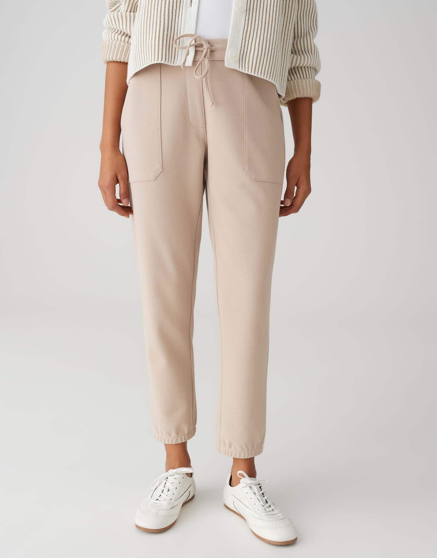 OPUS Stoffhose ERSIMA aus BCI Cotton Mix Schmal zulaufendes Bein, eckige Ta günstig online kaufen