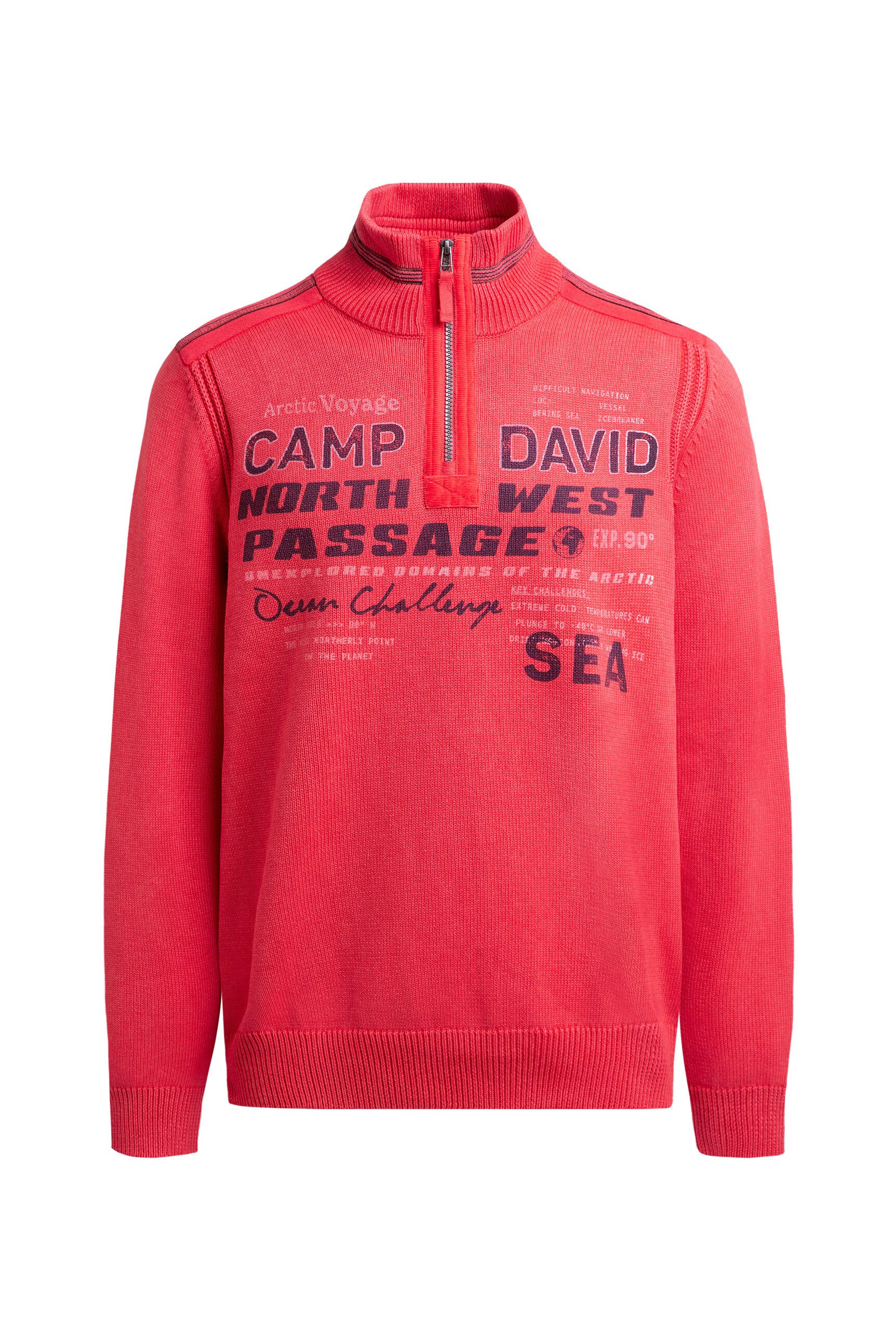 CAMP DAVID Troyer aus Baumwolle günstig online kaufen