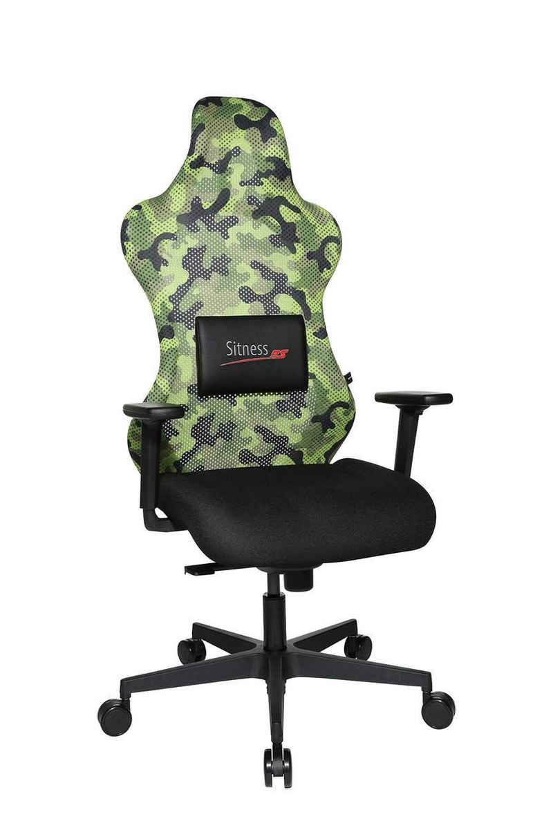 TOPSTAR Gaming-Stuhl Bürostuhl Drehstuhl Sitness RS Sport, Camouflage Grün von Top Star