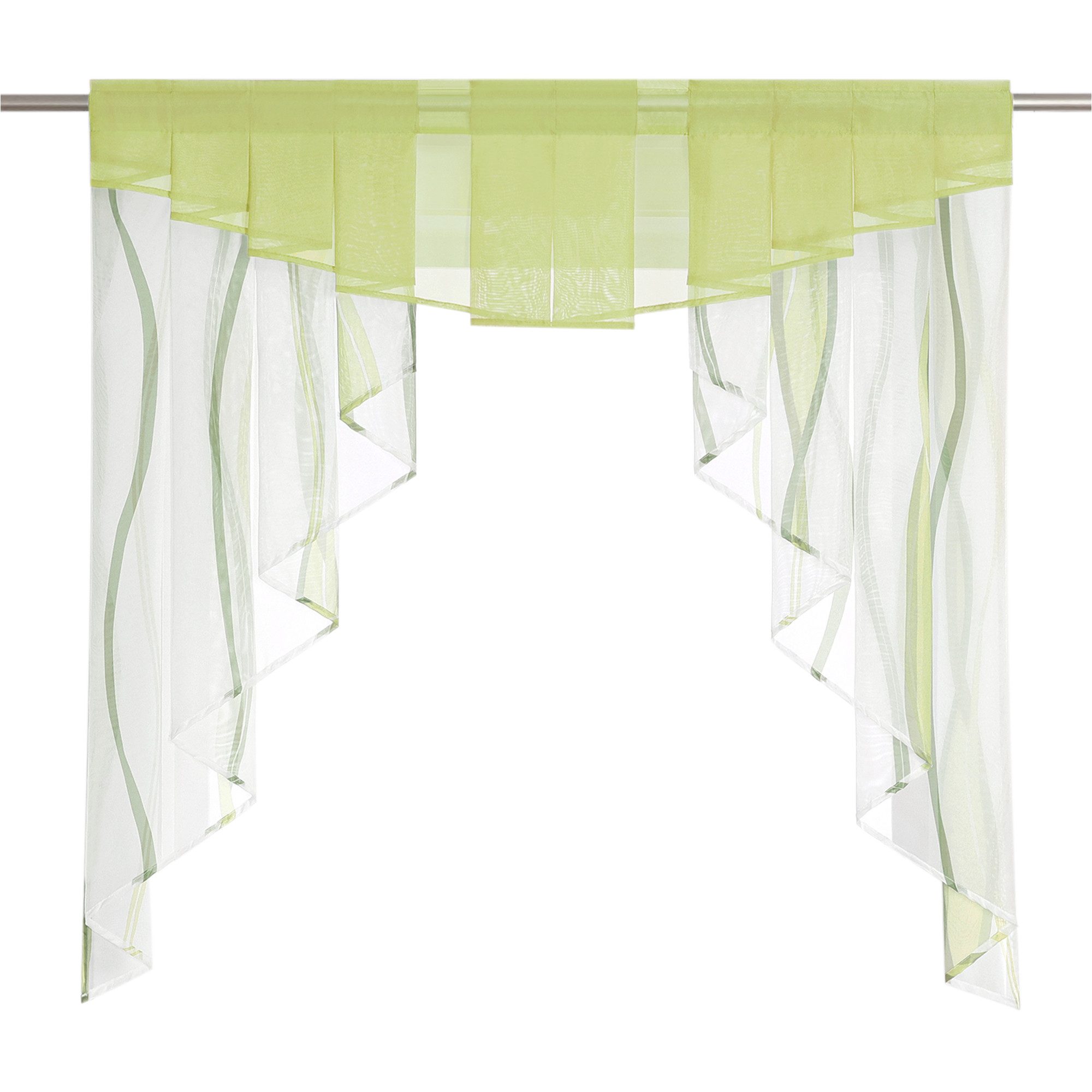 Joyswahl Scheibengardine (1 St), Stangendurchzug, transparent, Tunnelzug Vo günstig online kaufen