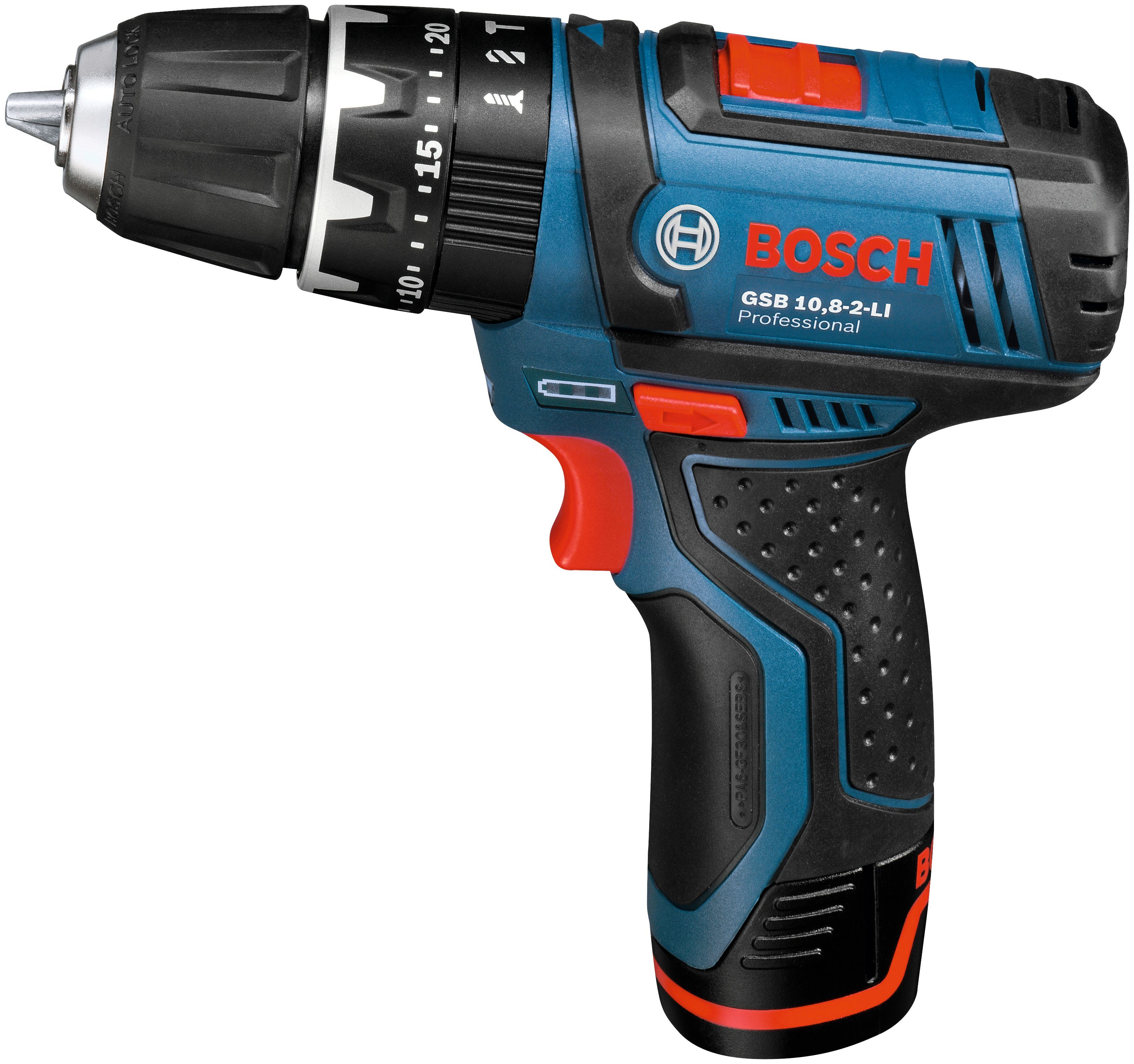Bosch Professional Akku-Schlagbohrschrauber GSB 12V-15, max. 1300 U/min, Ohne Akku und Ladegerät