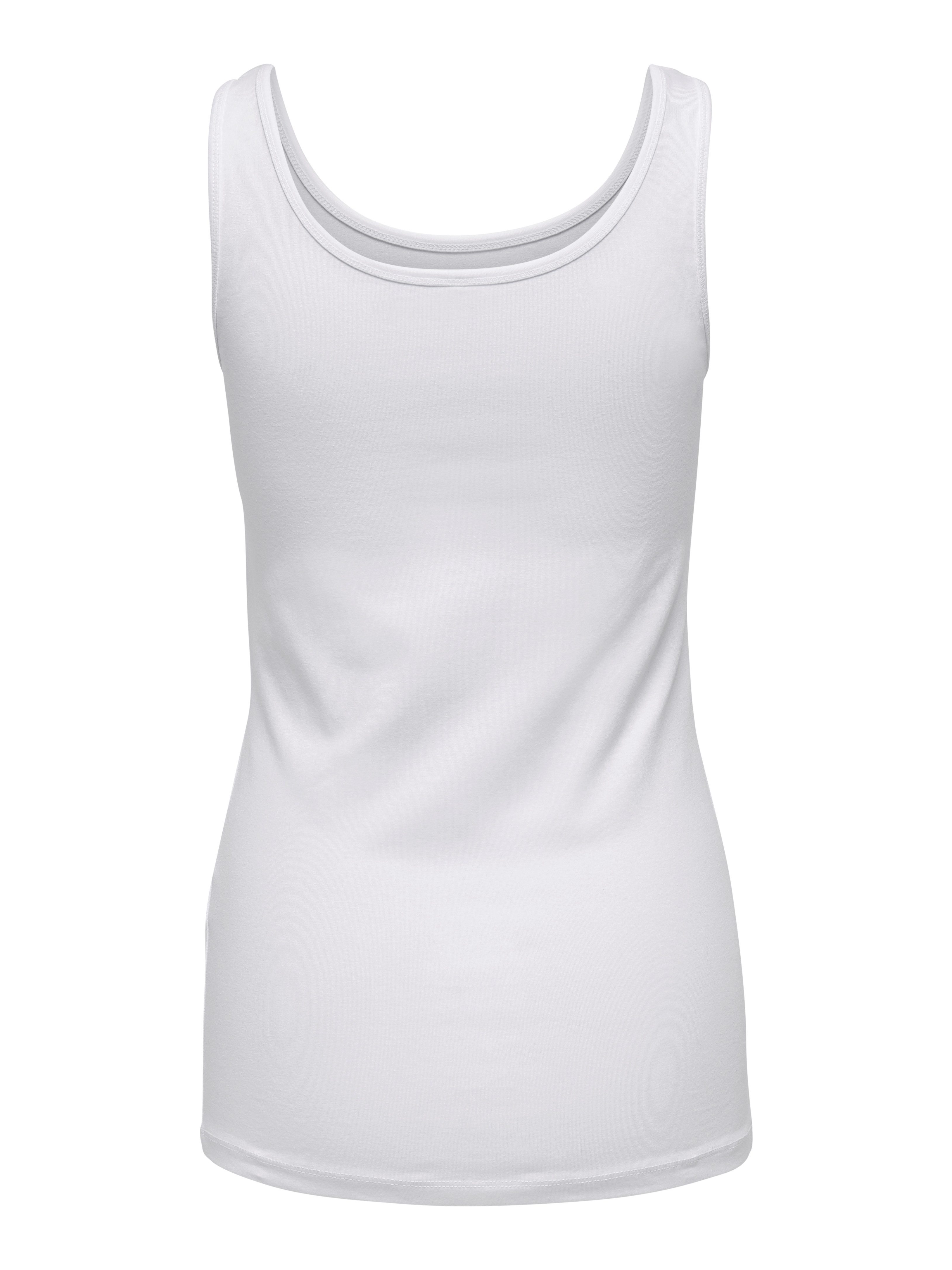 ONLY Tanktop ONLLIVE LOVE S/L TANK TOP NOOS Baumwollmischung