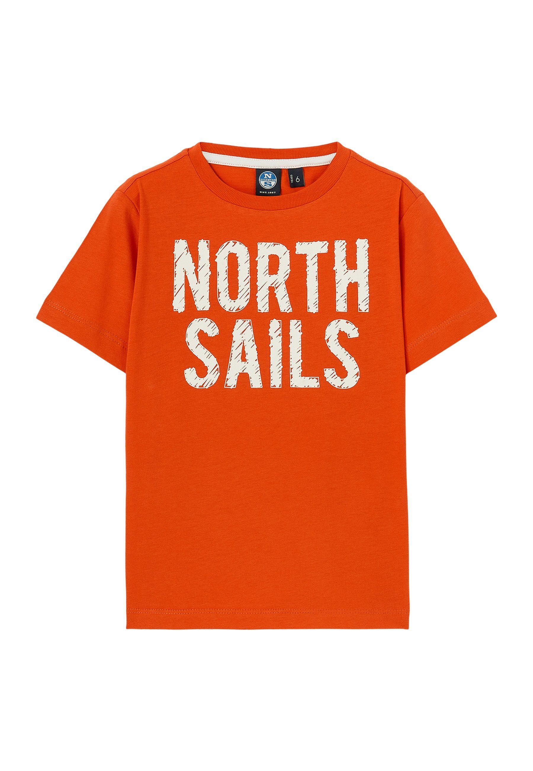 LOBSTER T-Shirt Sails Baumwoll-Jersey-T-Shirt North