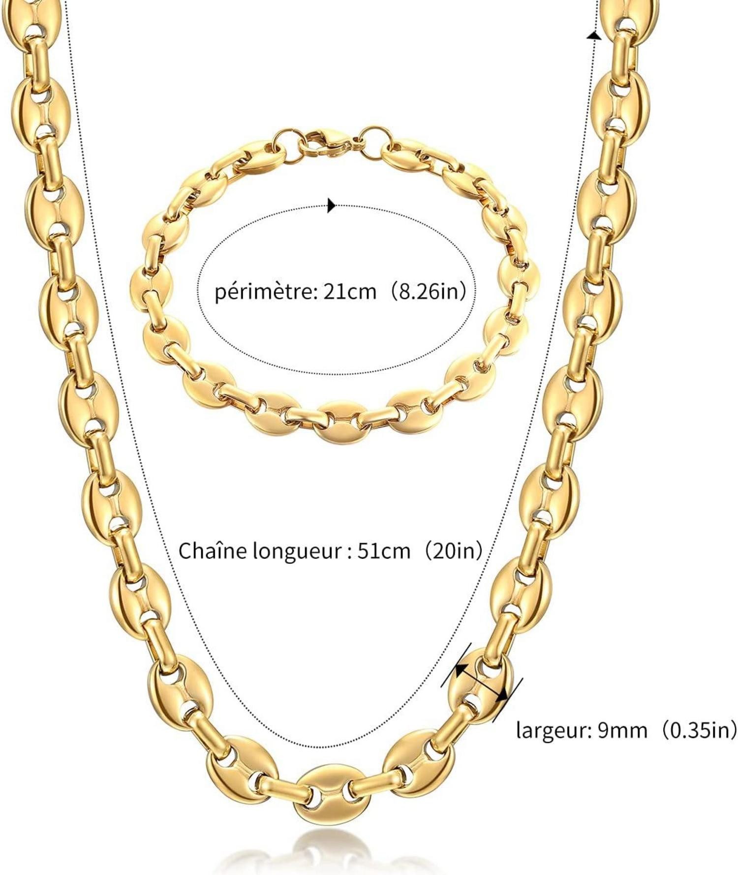 LuxusKollektion Ketten und Armband Set Halskette günstig online kaufen