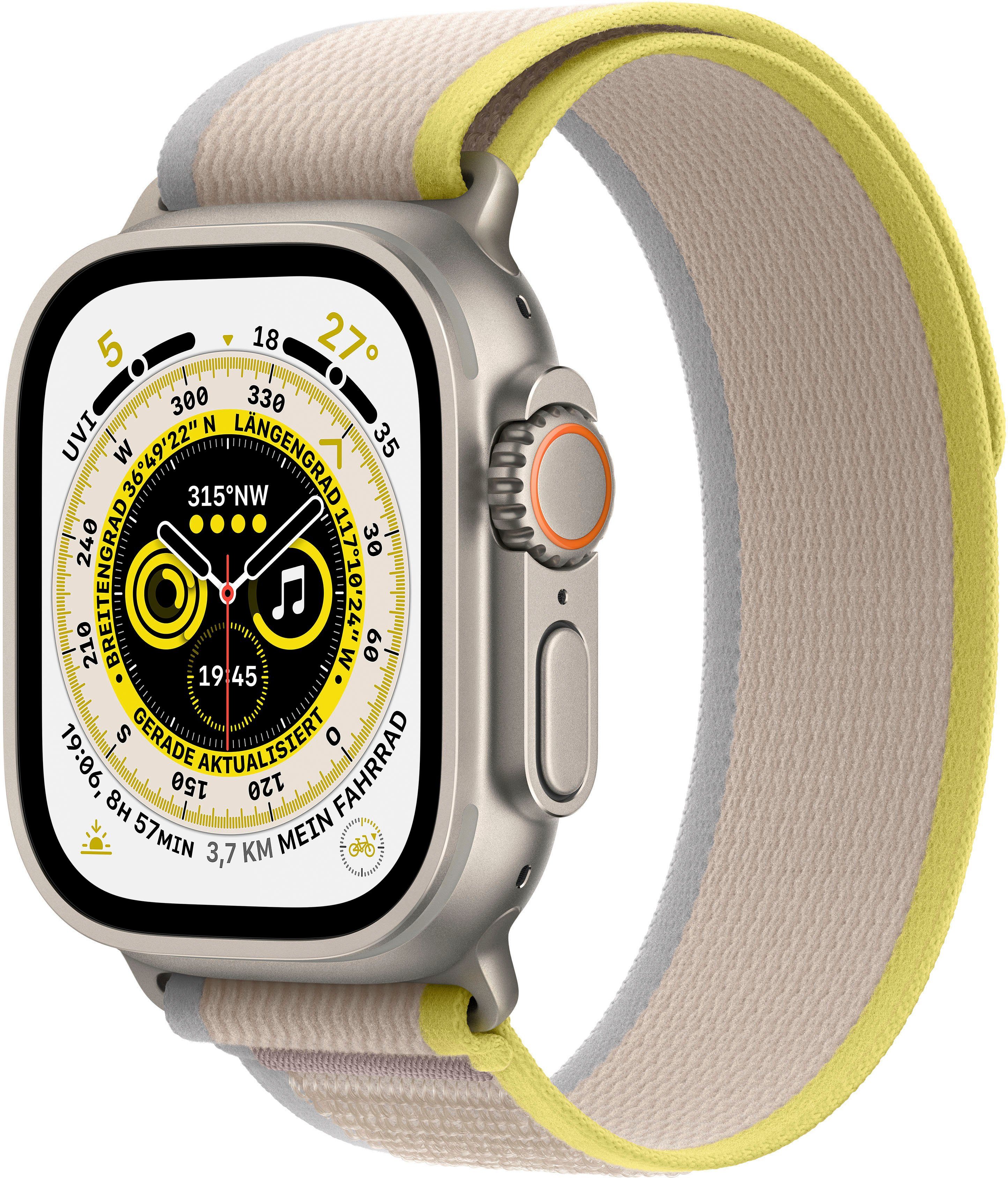 Apple Watch Ultra GPS + Cellular 49mm Trail ML Watch, Gemacht für extreme  Anforderungen