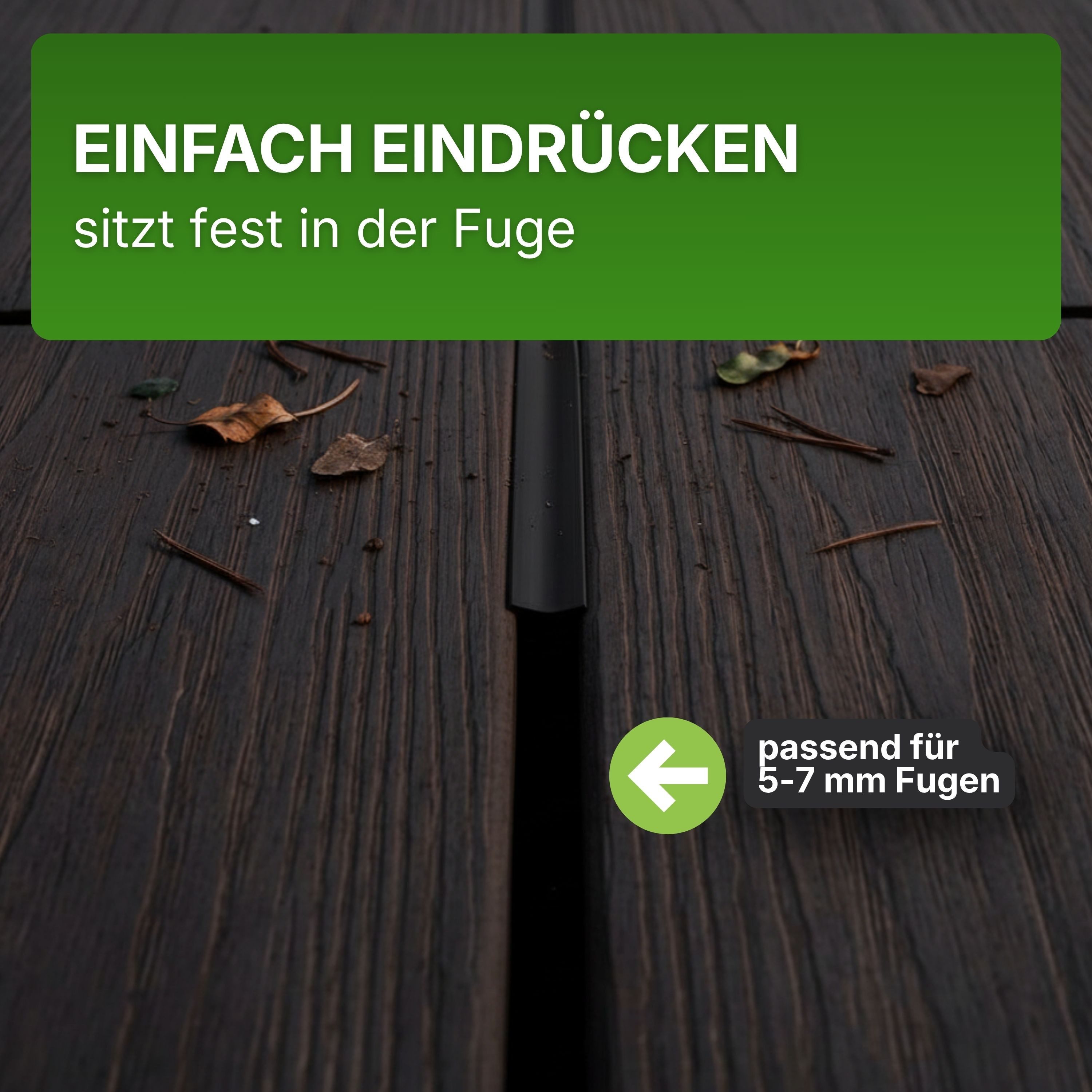Gartenwelt Riegelsberger Terrassendielen Terrassenfugenband Fugendichtungsband Fugenband Dichtung Terrassen