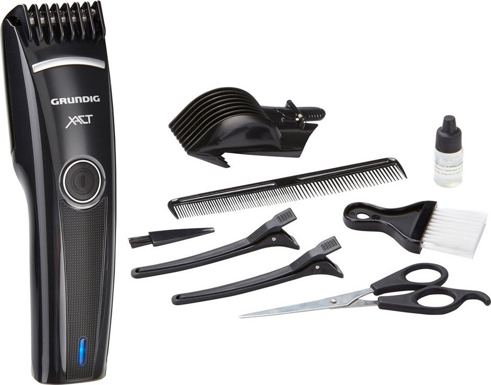 Grundig Haar- und Bartschneider MC 3342, mit Koffer, Schneidsatz hygienisch  abwaschbar, Extra scharfer und wartungsfreier Schneidsatz