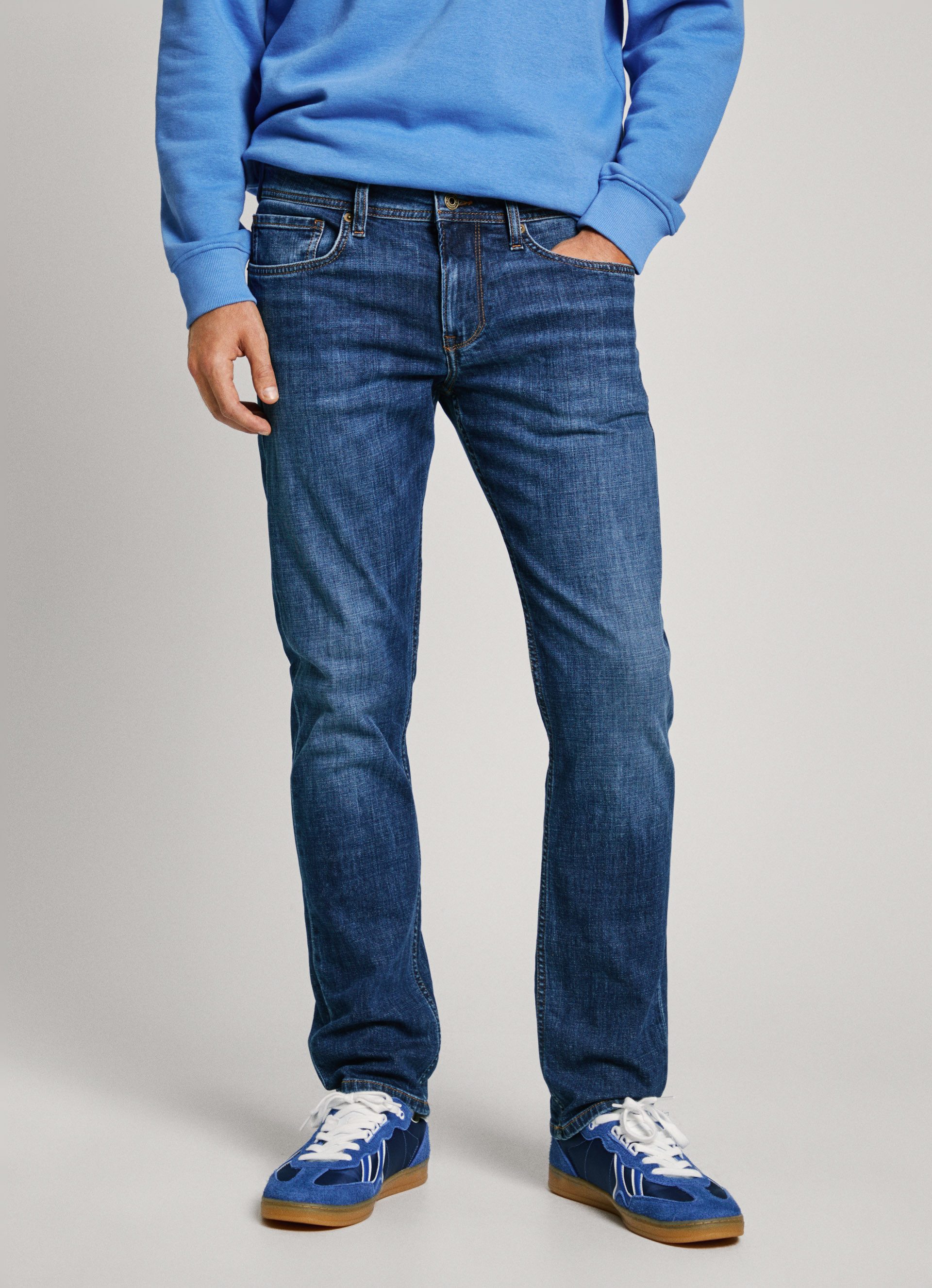 Pepe Jeans Straight-Jeans STRAIGHT JEANS mit geradem Bein günstig online kaufen