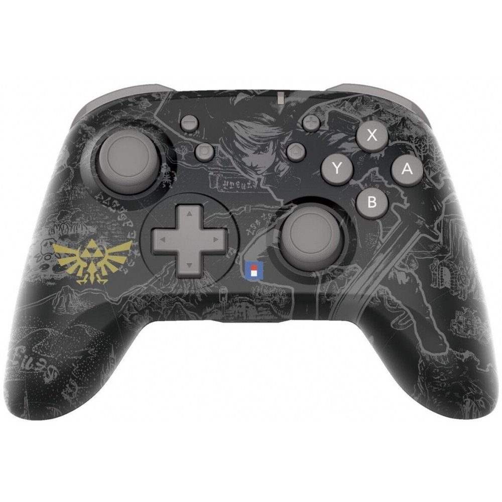HORI pad Wireless Controller The Legend of Zelda Edition schwarz/grau/gold Gaming-Controller
