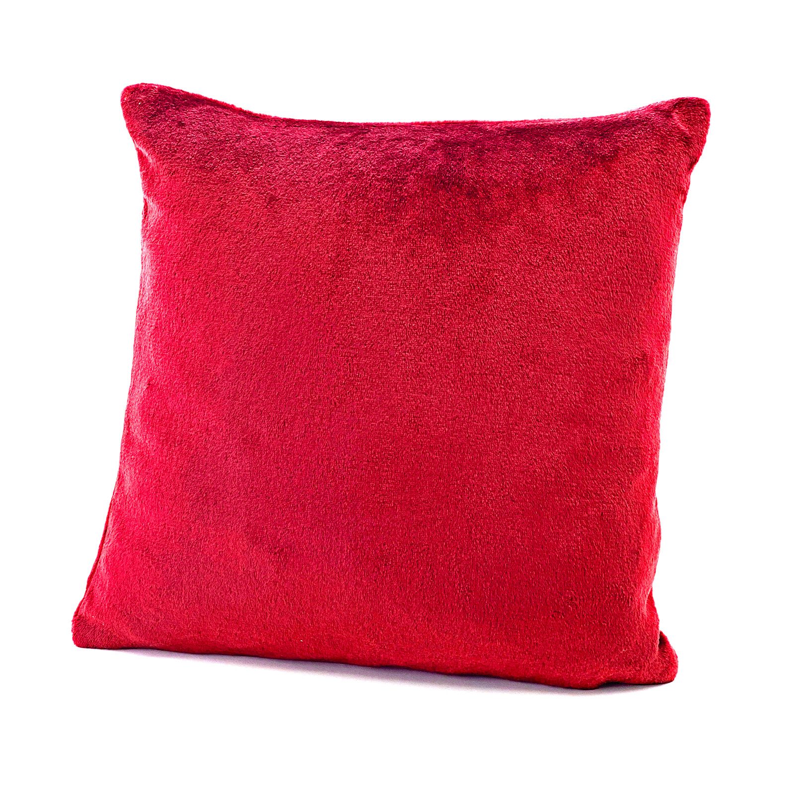 heimtexland Dekokissen Flanell Soft Kuschelkissen Plüsch Kissenbezug, super weich und flauschig, Allergiker geeignet, atmungsaktiv