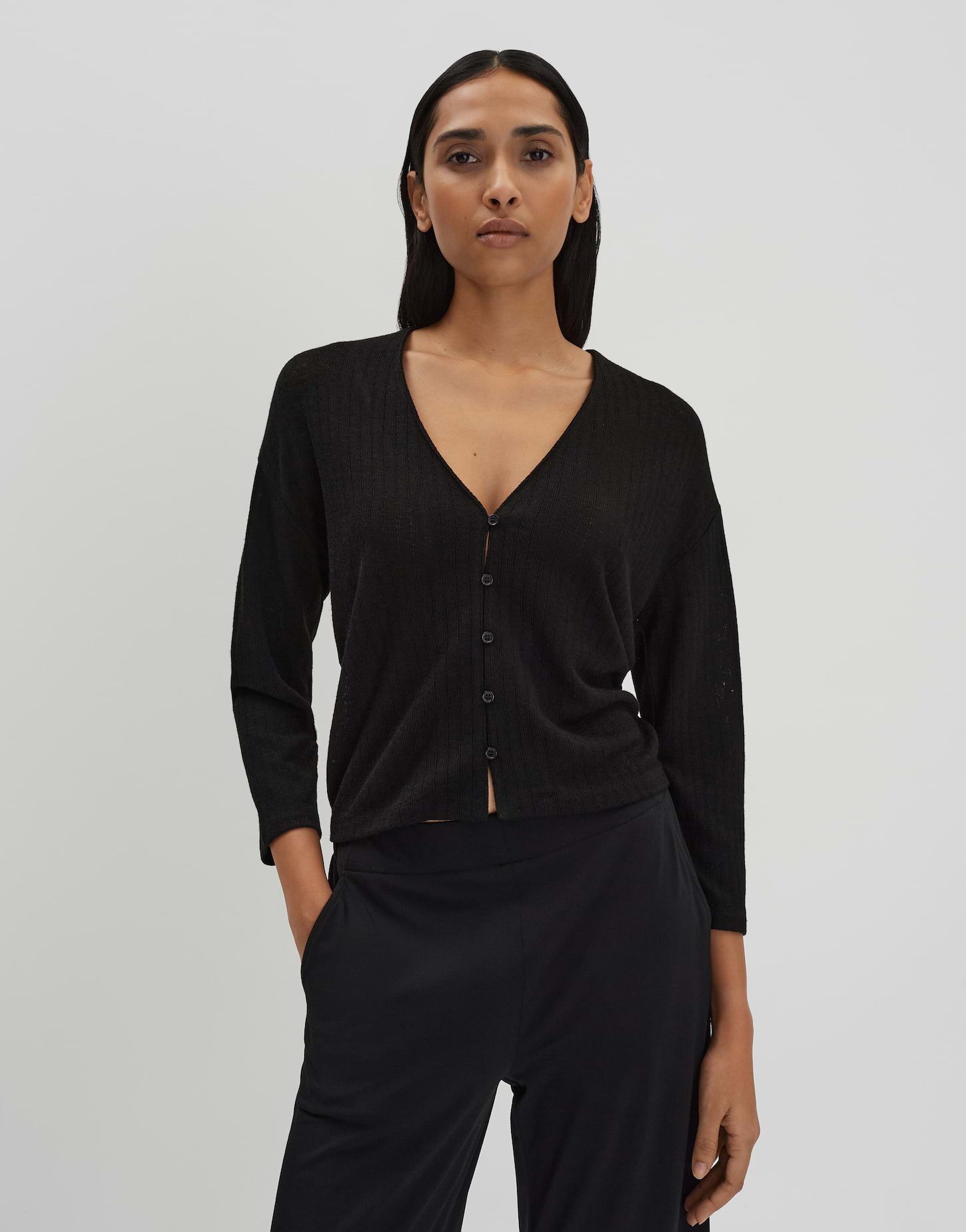 someday 3/4-Arm-Shirt KEMARTA Loose aus weich strukturiertem Jersey günstig online kaufen