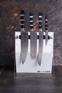 F. DICK Messer-Set F. Dick Messerblock 4Knives weiÃŸ 1905 4-teilig Messerset 24 x 12,5 x