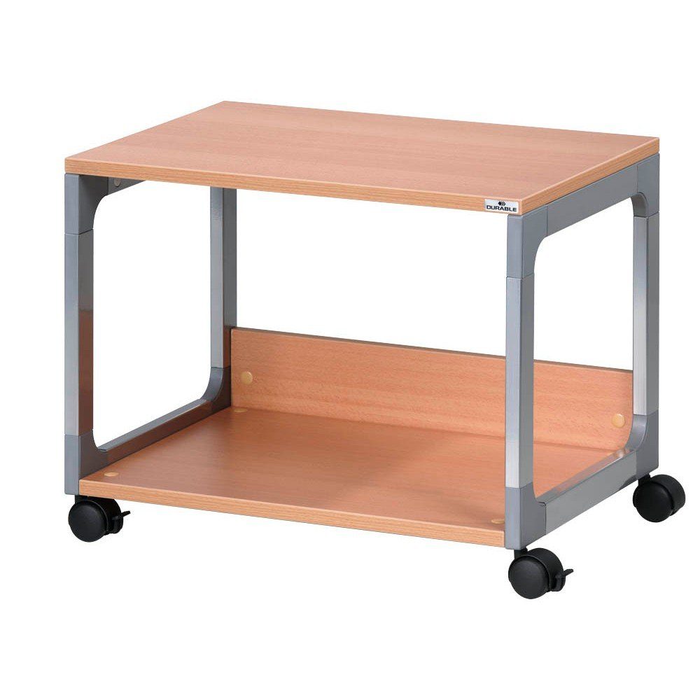Bürowagen 1 Multifunktionswagen SYSTEM 48 - metallic silber/buche