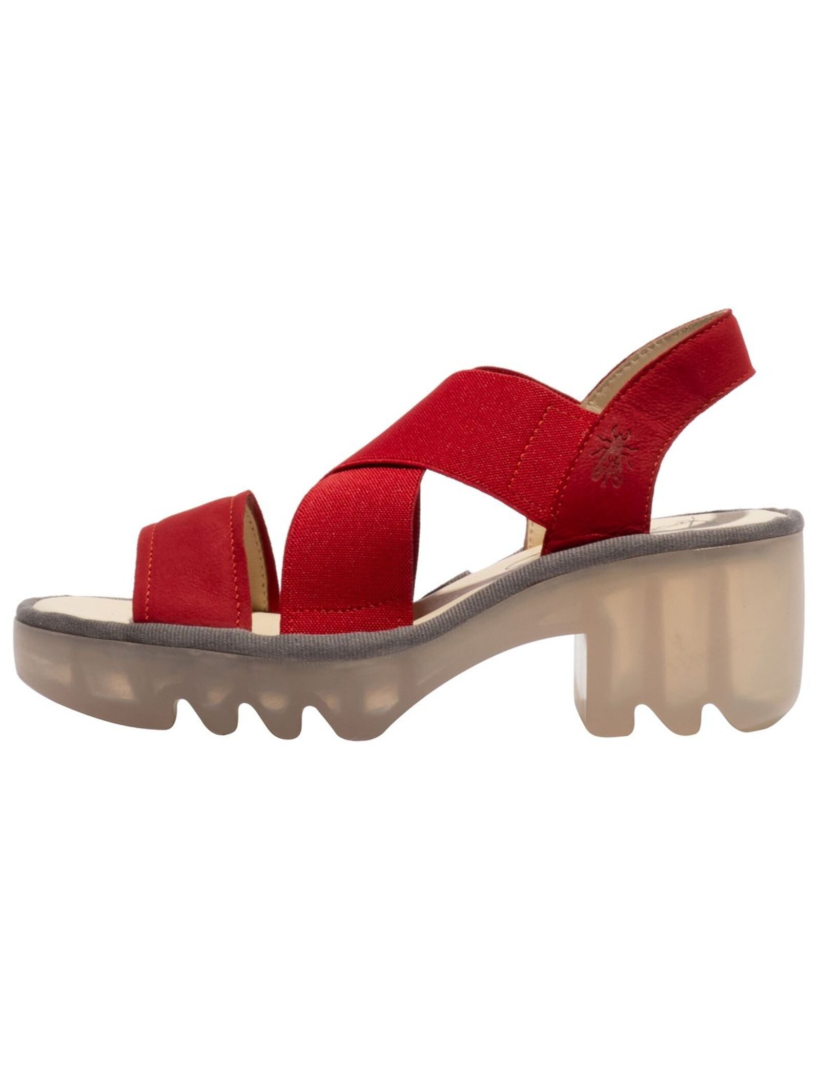 Fly London Fly London Sandalen Leder High-Heel-Stiefelette