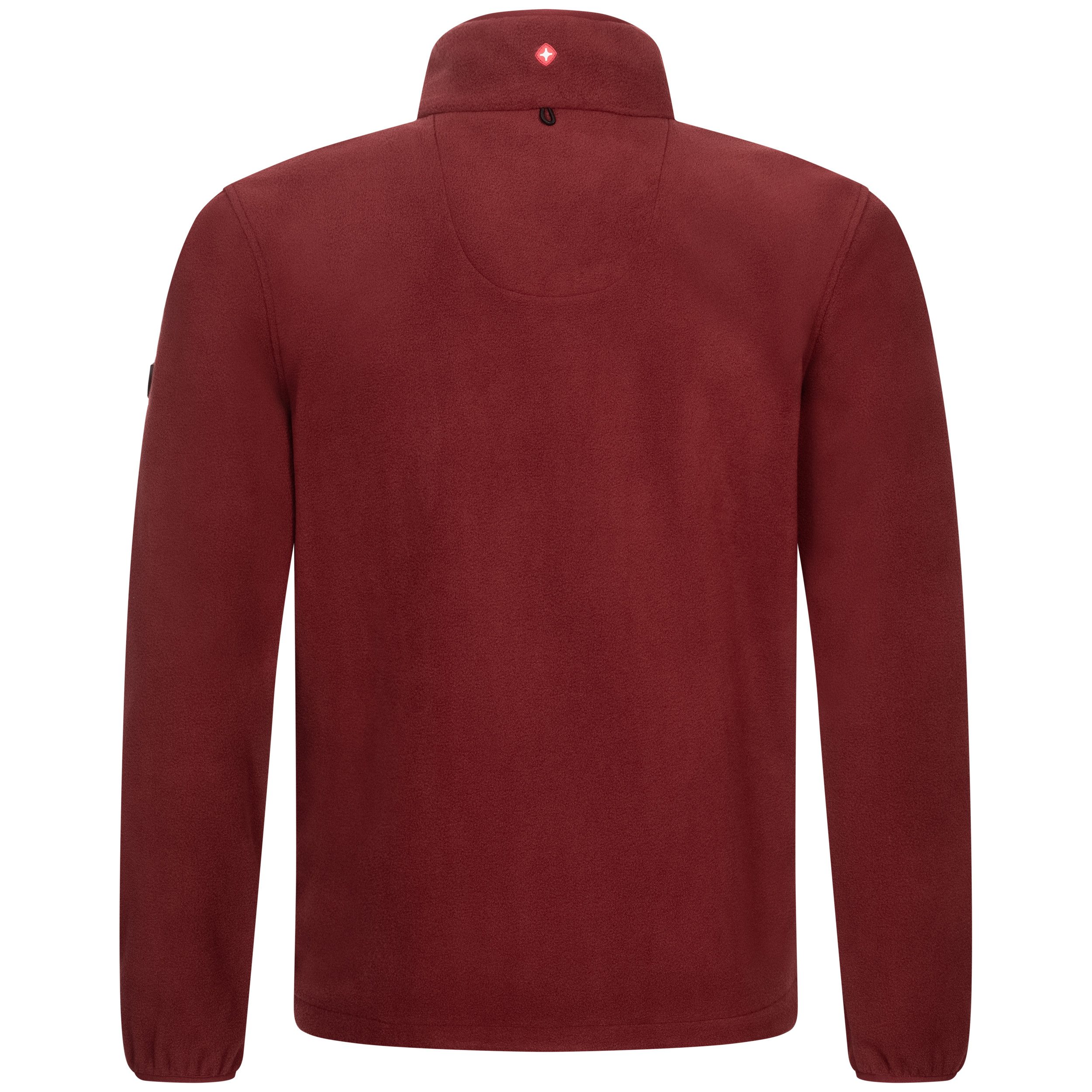 Höhenhorn Fleecejacke Badus Herren Fleece Jacke für Männer Outdoor Freizeit weicher Microfleece, Quick-Grip Paracord Zipper