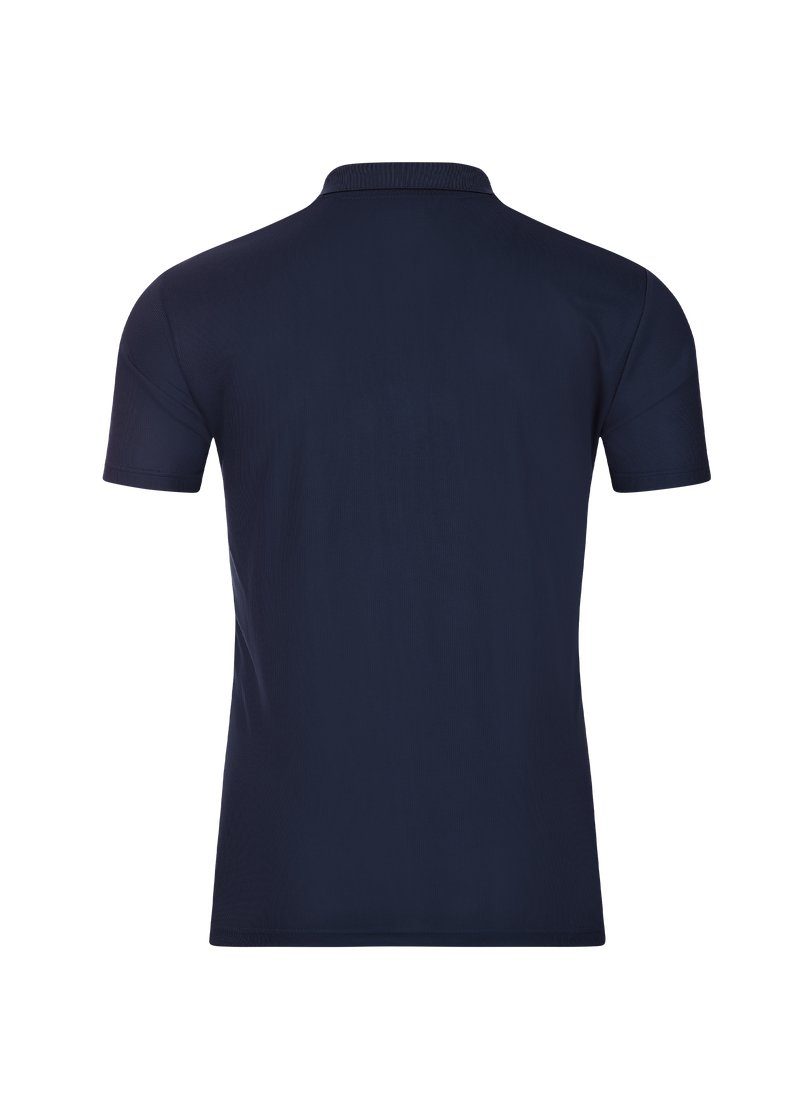 Trigema Poloshirt TRIGEMA Klassisches navy COOLMAX® Poloshirt