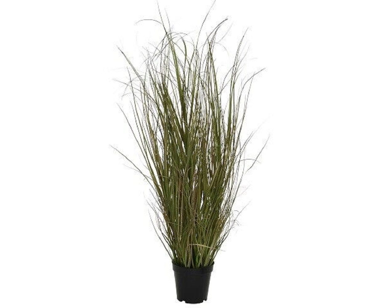 Kunstpflanze Gras Topf Kunstpflanze Kunstblume Polyester grün H 90 cm Ø 45 cm