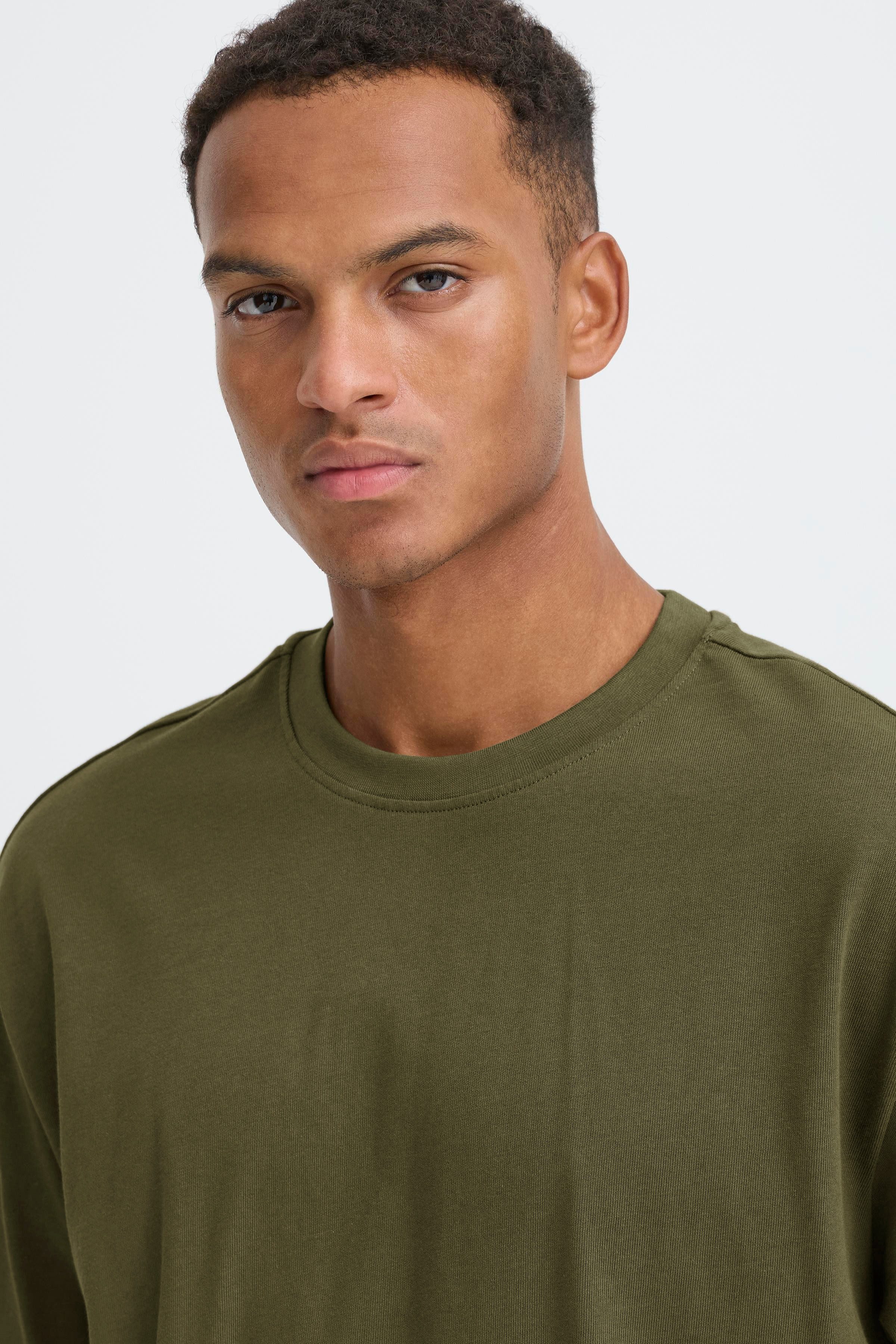 Blend Rundhalsshirt BHFISHER OVERSIZE TEE Baumwolle, relaxed fit