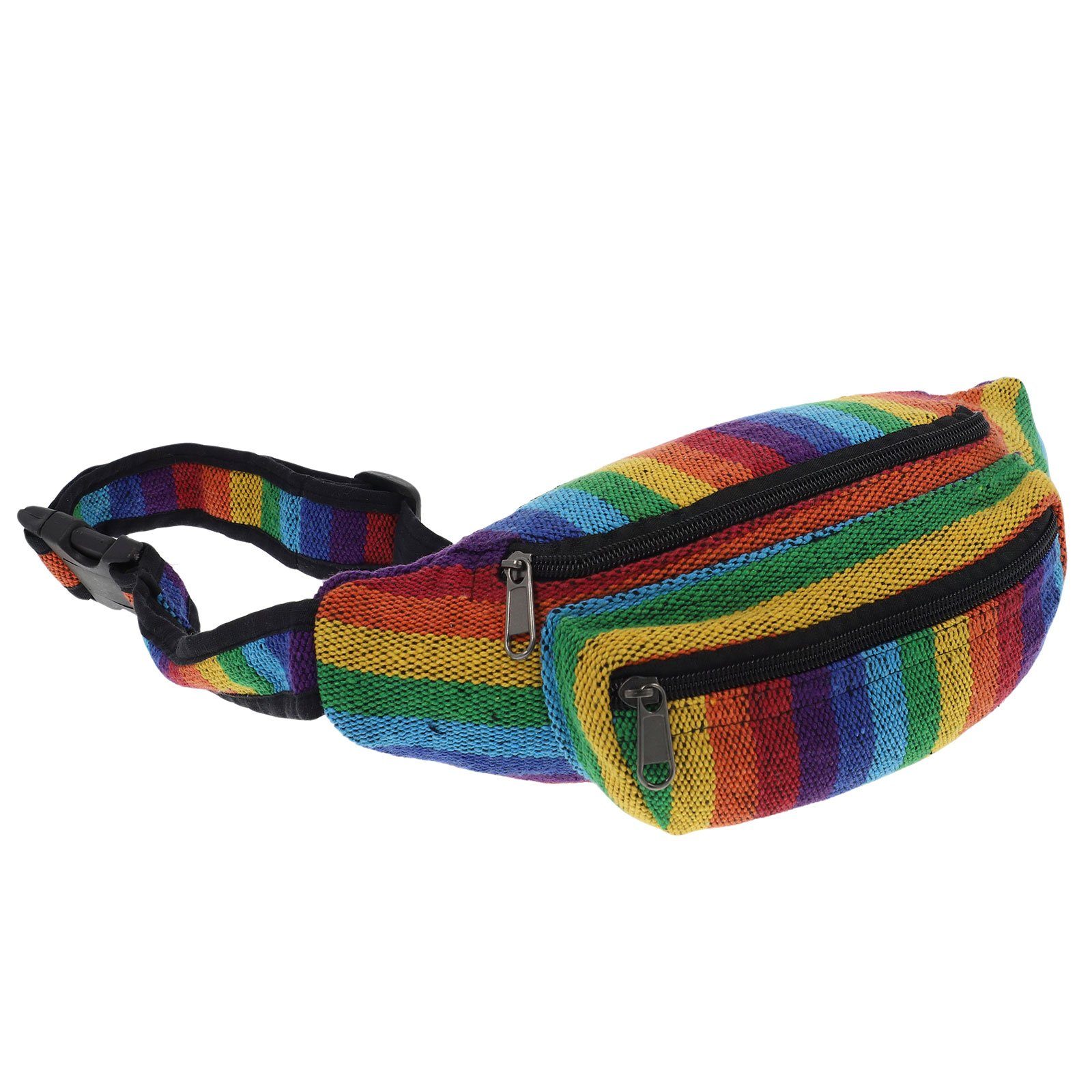 KUNST UND MAGIE Bauchtasche Bauchtasche Gürteltasche Bauchgurt Festivaltasche Hüfttasche Hippie Rainbow