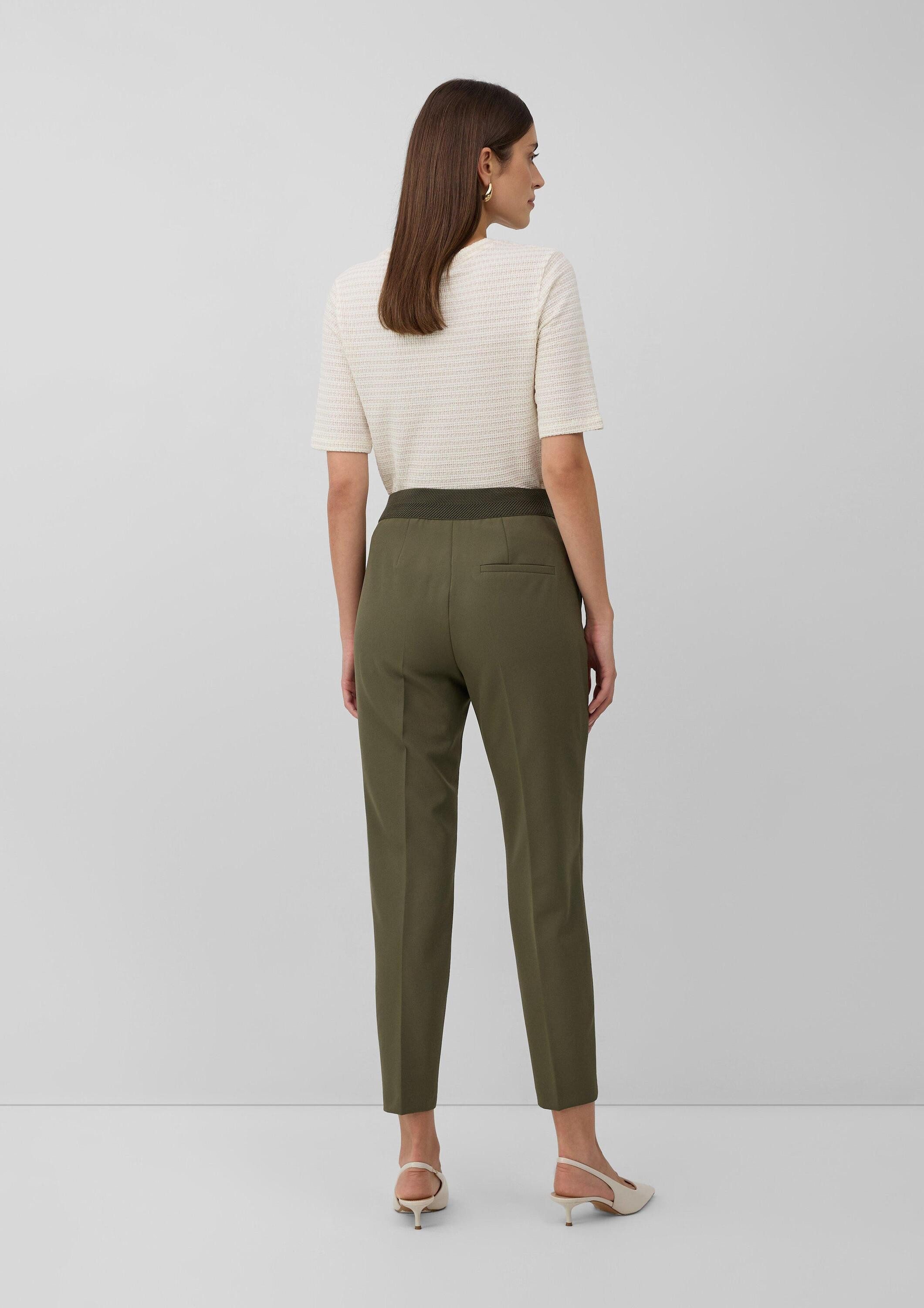 s.Oliver 7/8-Hose Hose Cigarettte Pants mit Elastikeinsatz am Bund