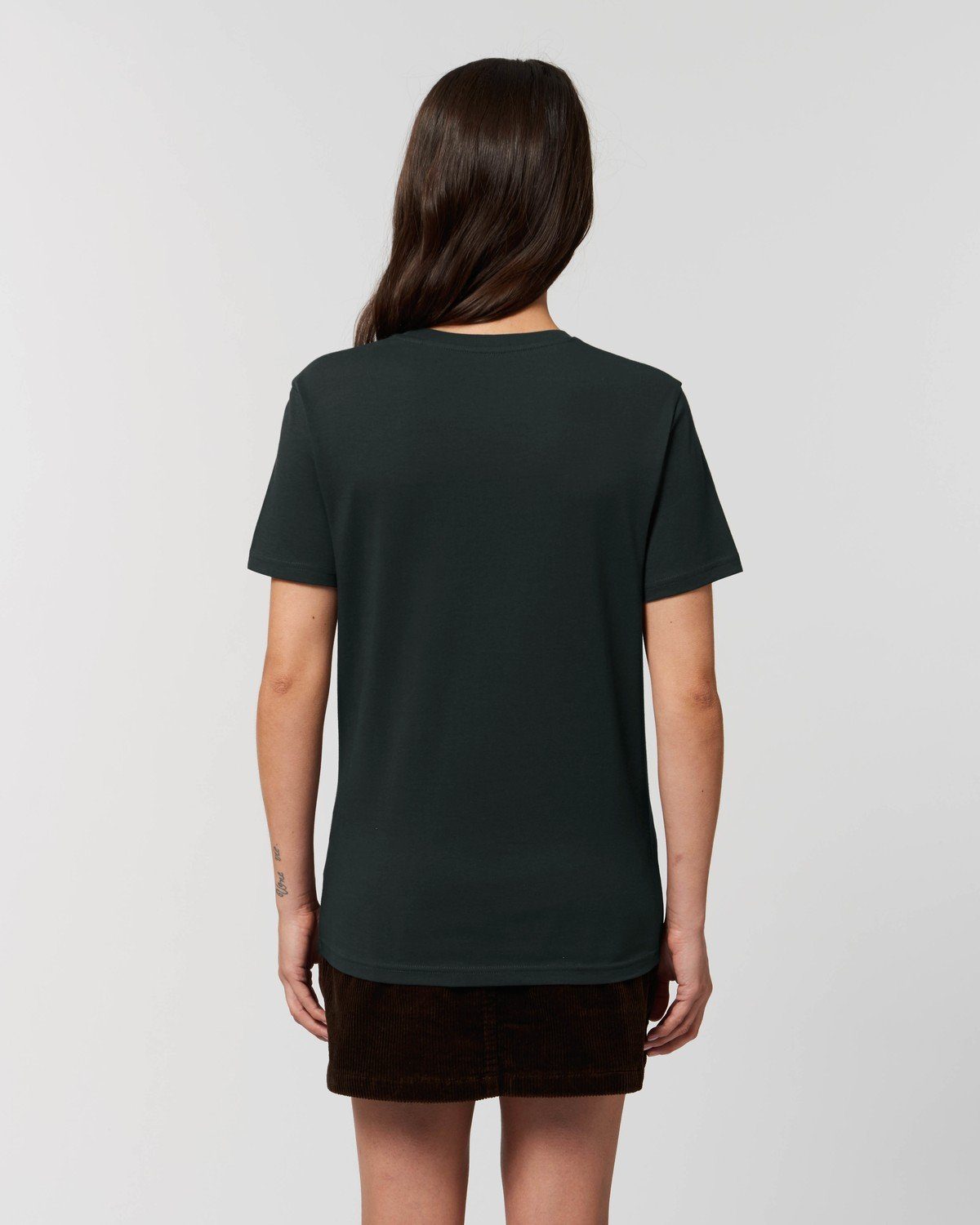 Hilltop 100% Unisex Black Bio-Baumwolle Hochwertiges T-Shirt T-Shirt aus