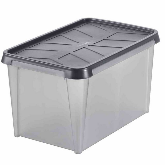 Orthex Aufbewahrungsbox Box wasserdicht 50l grau SmartStore Dry Boxen Aufbewahrung Möbel Haush