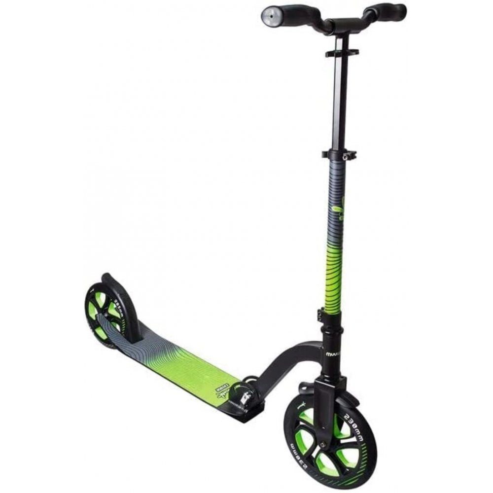 Muuwmi Elektro-Kinderroller »Aluminium 230 mm SG - Scooter Pro - schwarz/ grün«