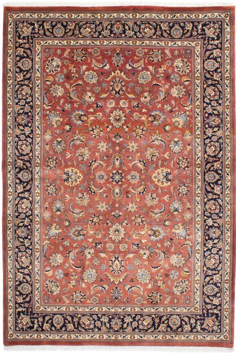 Orientteppich Mashhad 199x292 Handgeknüpfter Orientteppich / Perserteppich, Nain Trading, rechteckig, Höhe: 12 mm | Kurzflor-Teppiche
