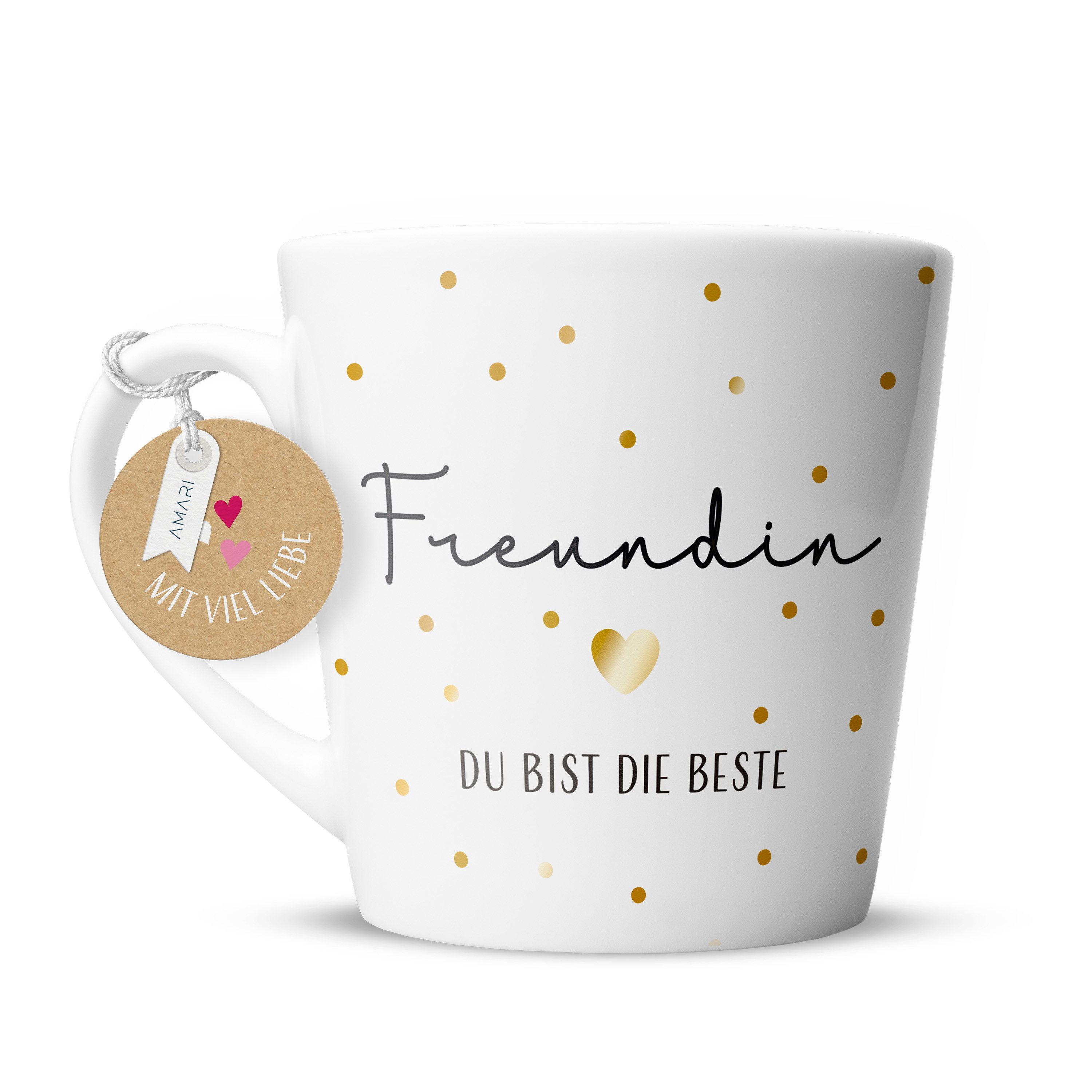 Amari Tasse AMARI ® Freundin Tasse - Perfektes Geschenk für die beste Freundin, Freundin 10