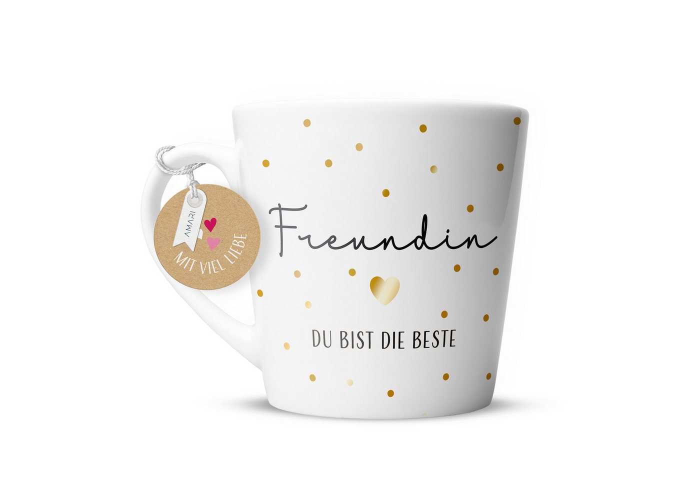 Amari Tasse AMARI ® Freundin Tasse - Perfektes Geschenk für die beste Freundin, Freundin 10