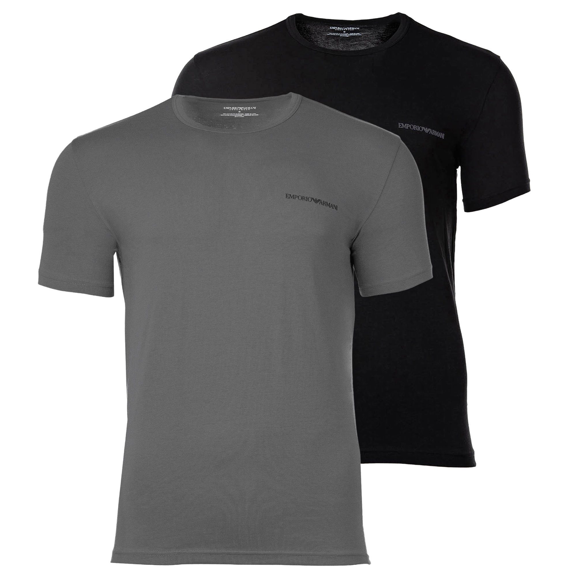 T-Shirt Herren T-Shirt 2er Pack Baumwolle Pure Cotton