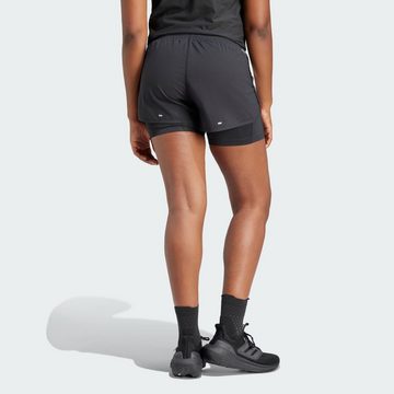 adidas Performance Laufshorts OWN THE RUN 3-STREIFEN 2-IN-1 SHORTS