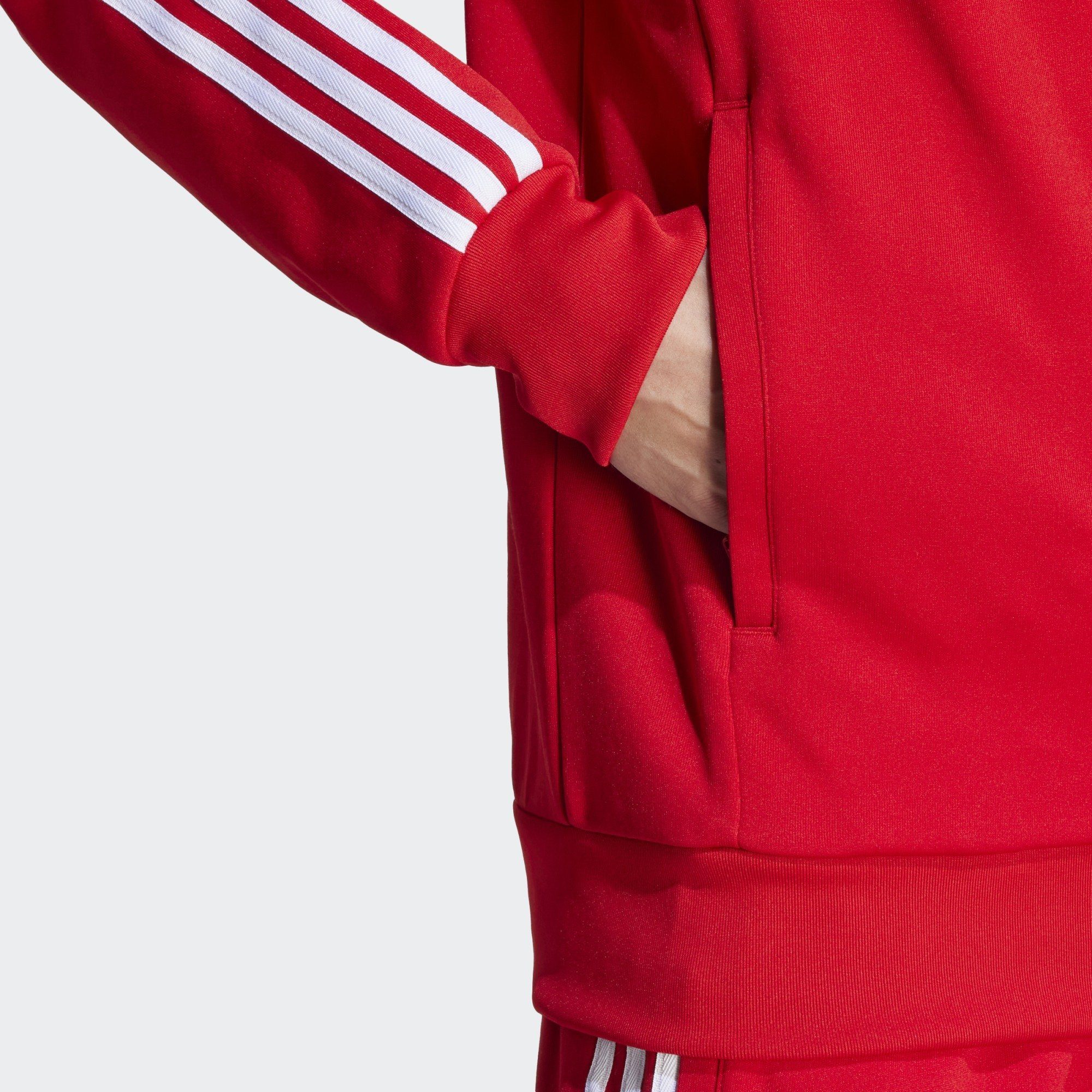 CLASSICS JACKE White SST ADICOLOR Originals adidas Scarlet Trainingsanzug Better ORIGINALS /