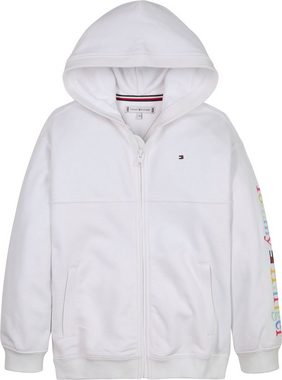 Tommy Hilfiger Kapuzensweatjacke TOMMY GRAPHIC MULTI ZIP THROUGH mit Kapuze