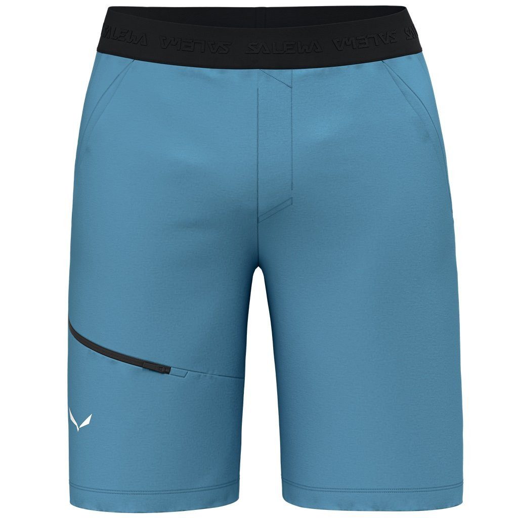 Salewa Trekkinghose Trekking-Wanderhose Puez 4 Short (4-Wege-Stretch) kurz blau Herren