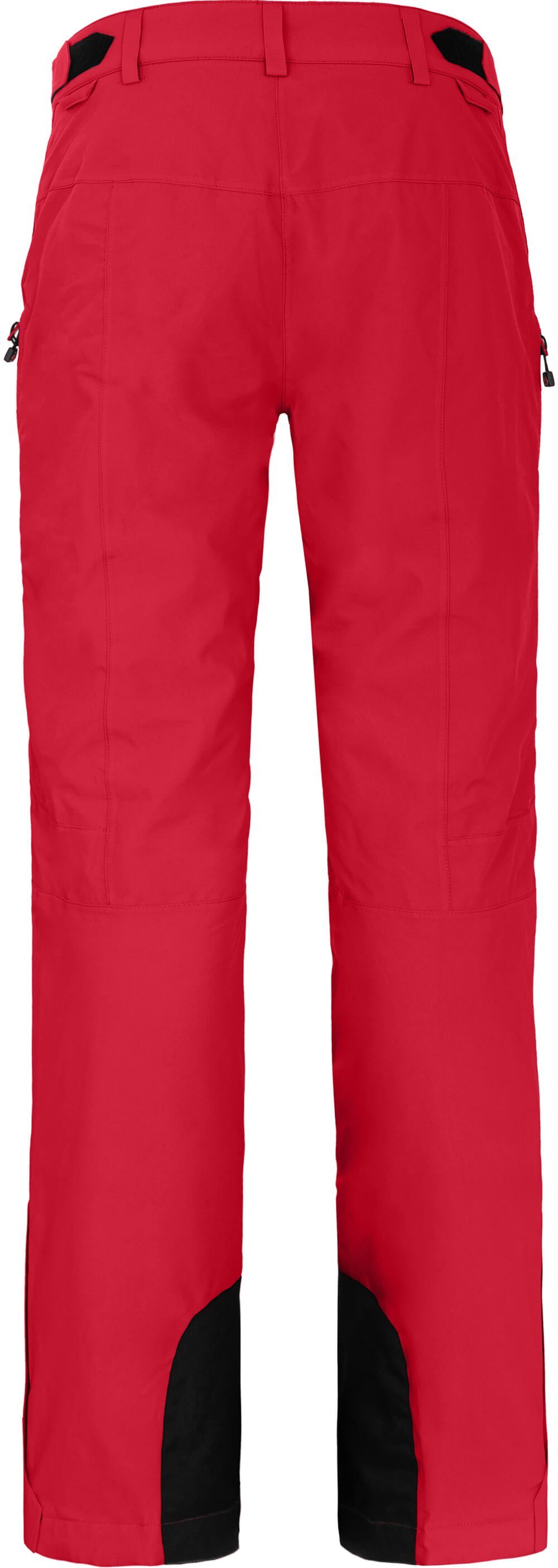 Bergson Skihose ICE Skihose, rot mm light Kurzgrößen, Wassersäule, China unwattiert, Damen 20000
